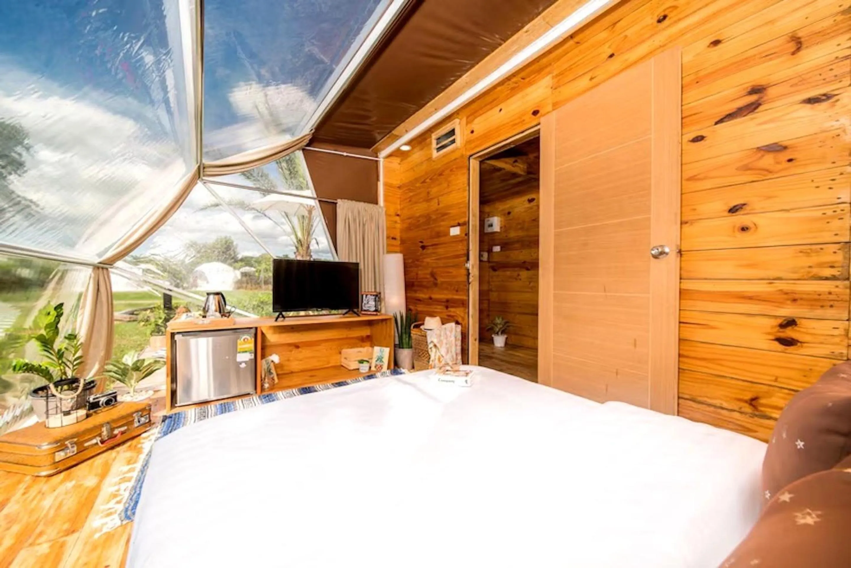 Bedroom, Bed in The Campster Kanchanaburi