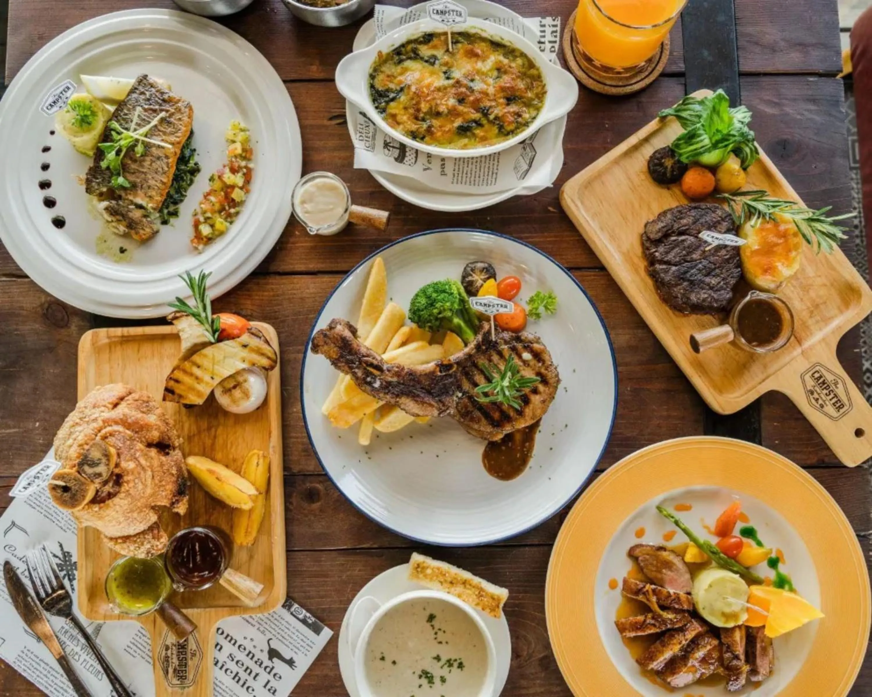 Food and drinks in The Campster Kanchanaburi