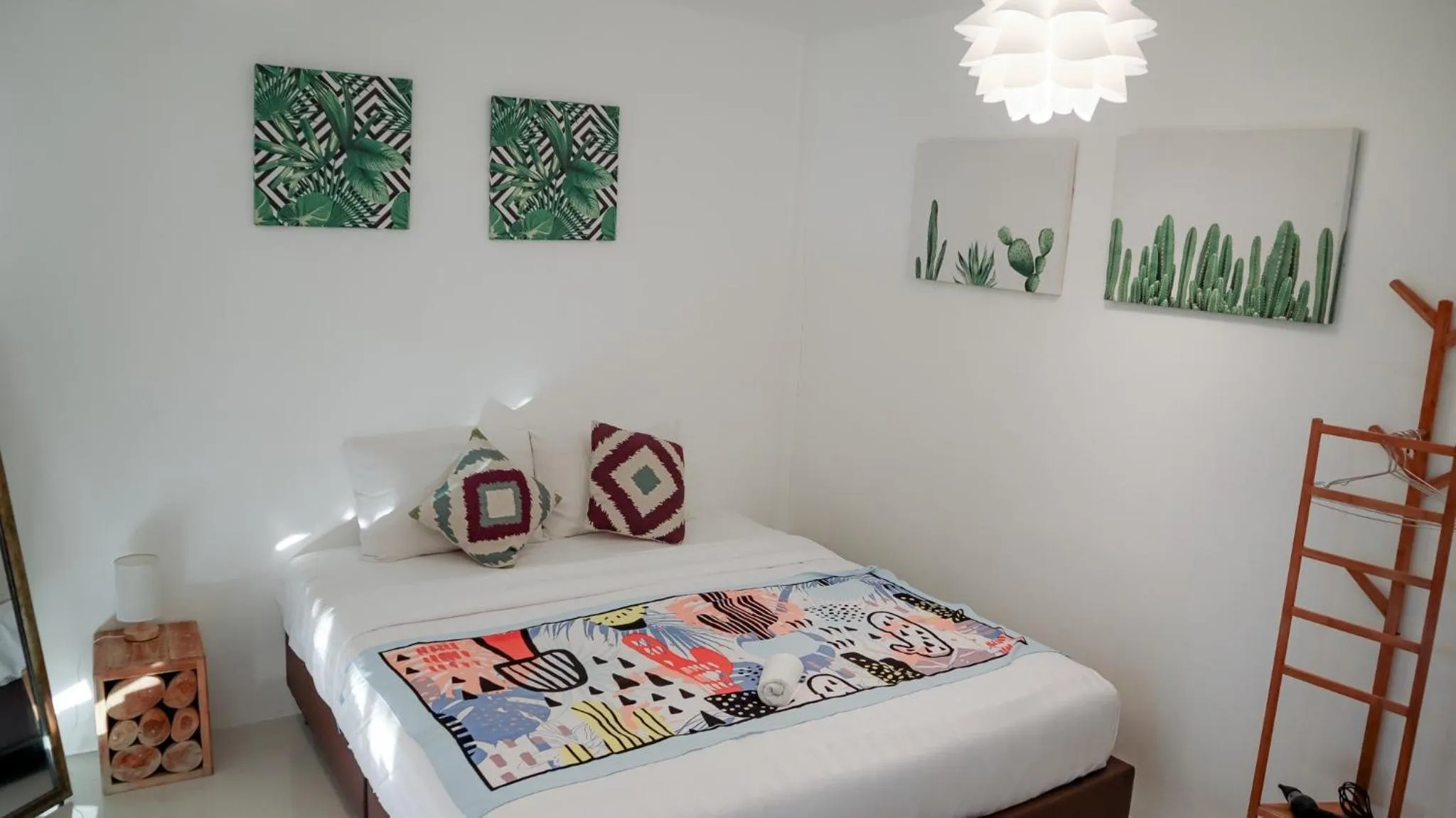 Bed in The Campster Kanchanaburi