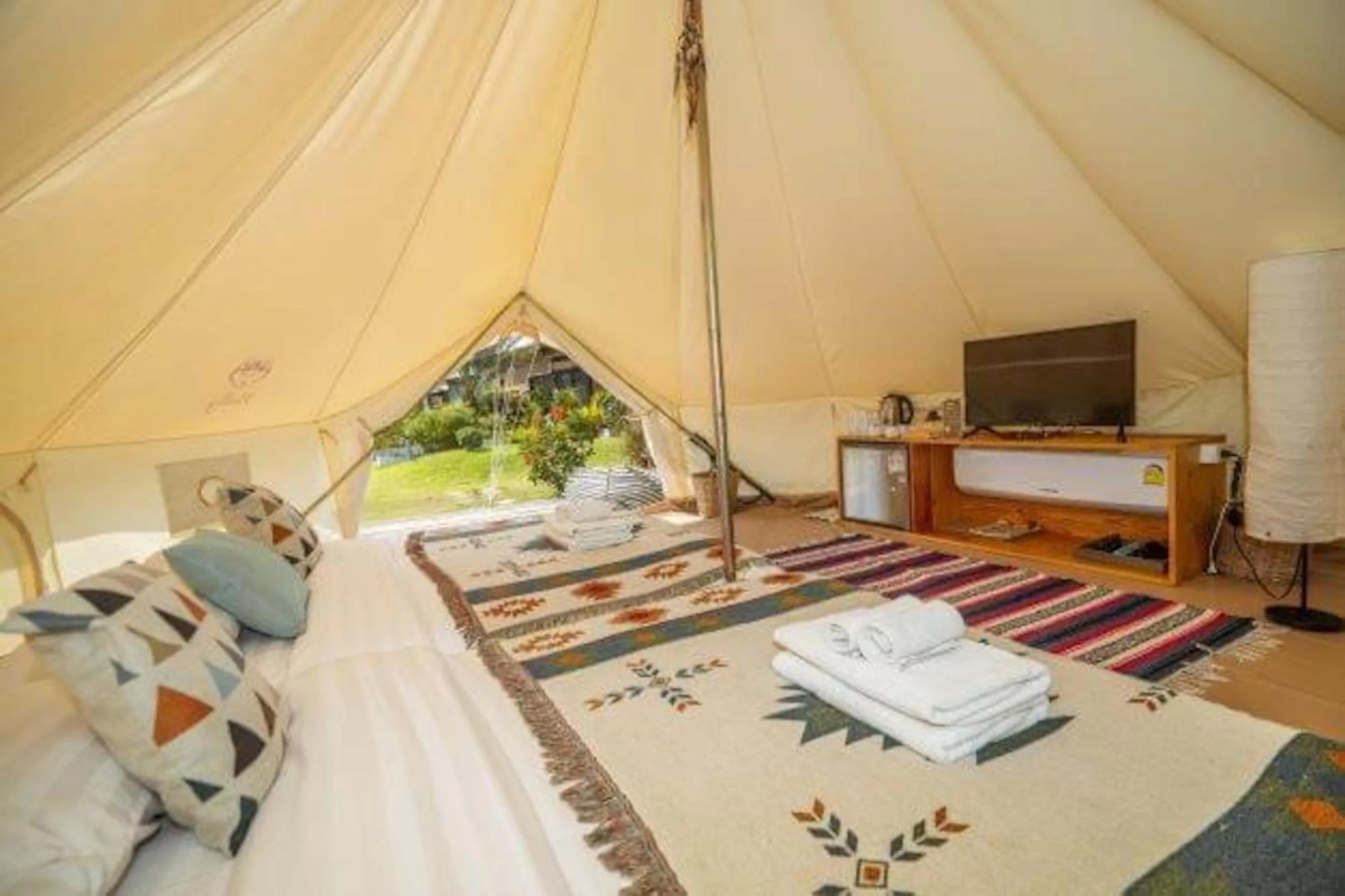 Bedroom, Bed in The Campster Kanchanaburi