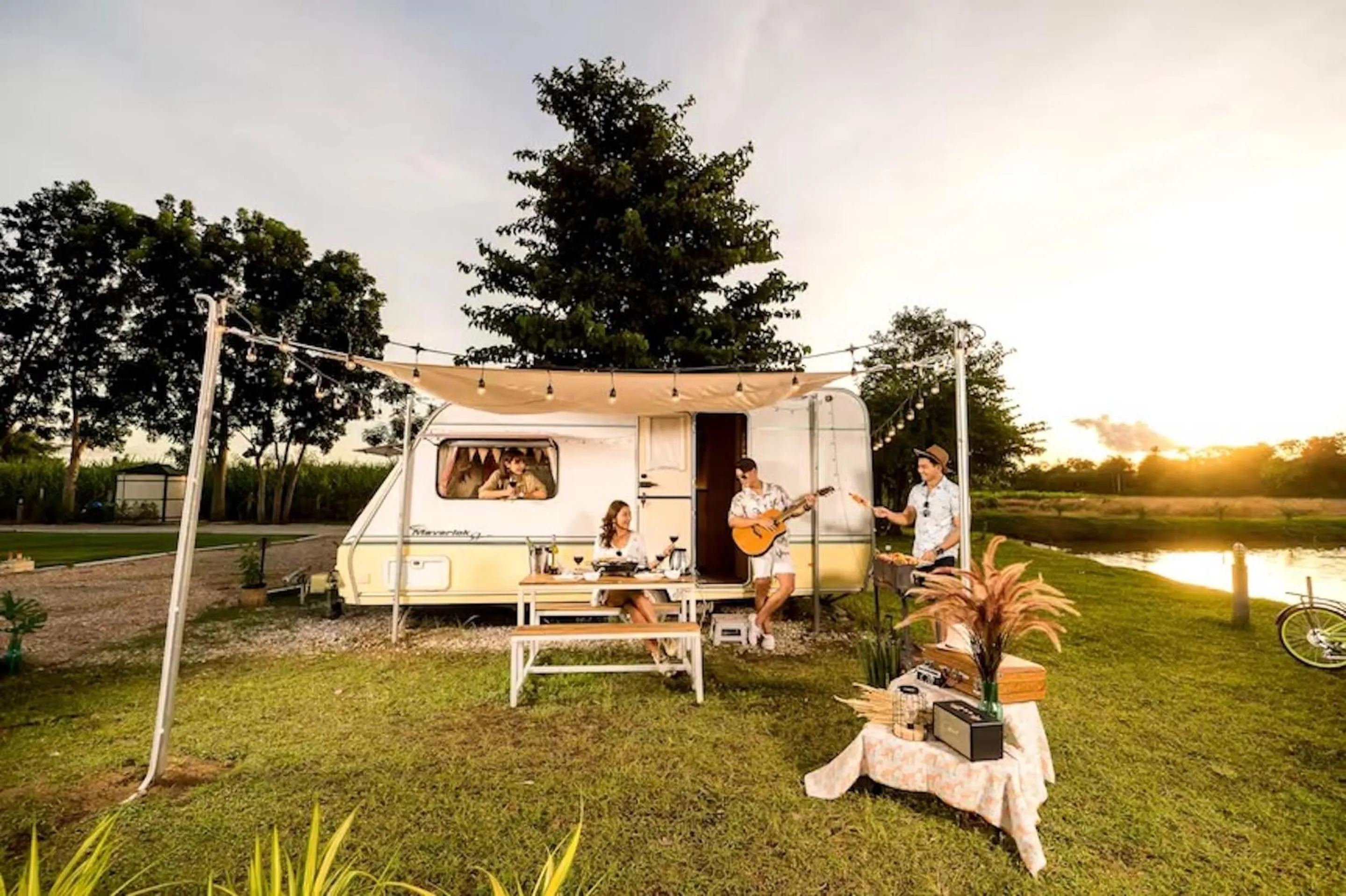 Garden in The Campster Kanchanaburi