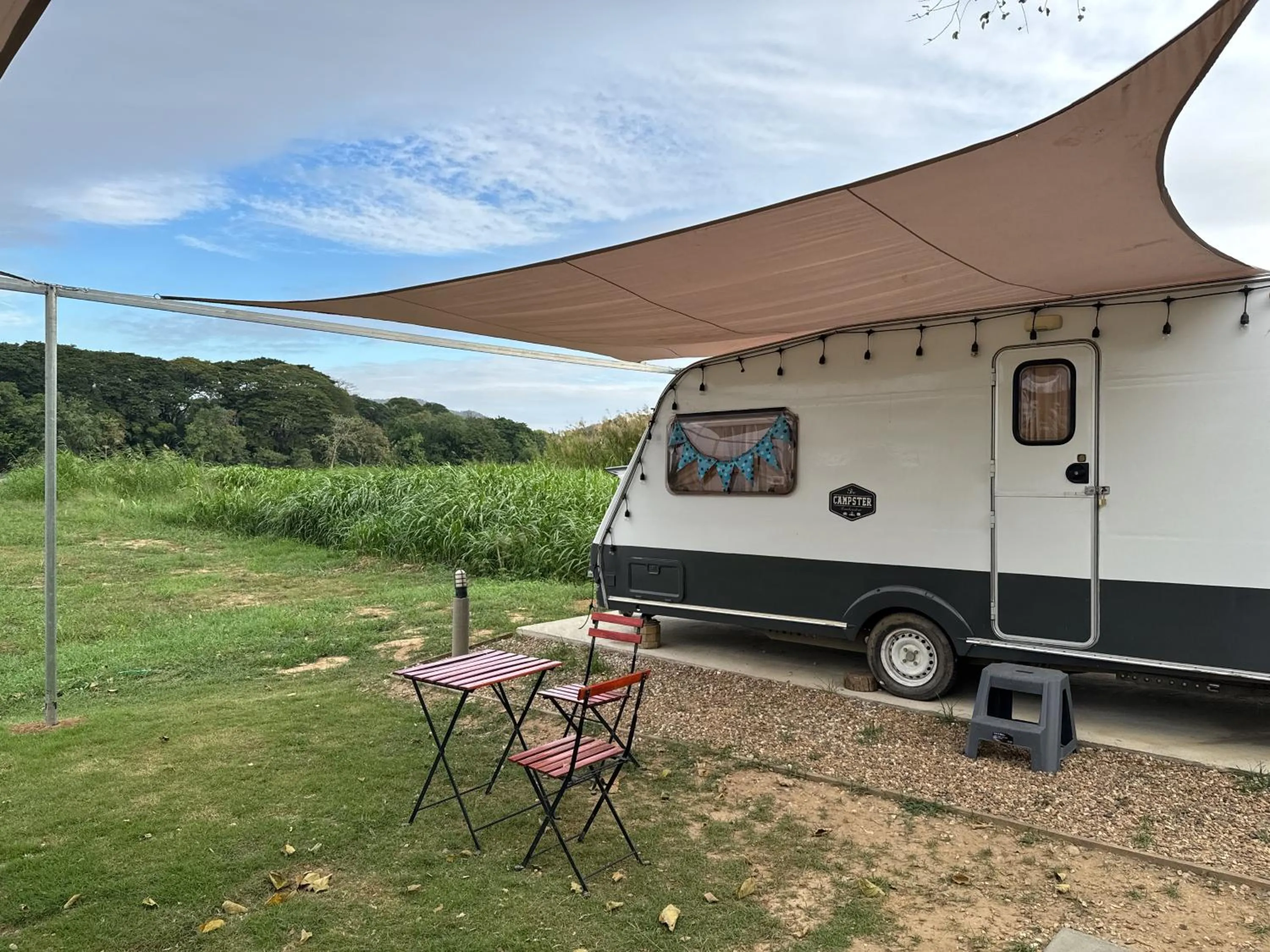 Natural landscape in The Campster Kanchanaburi