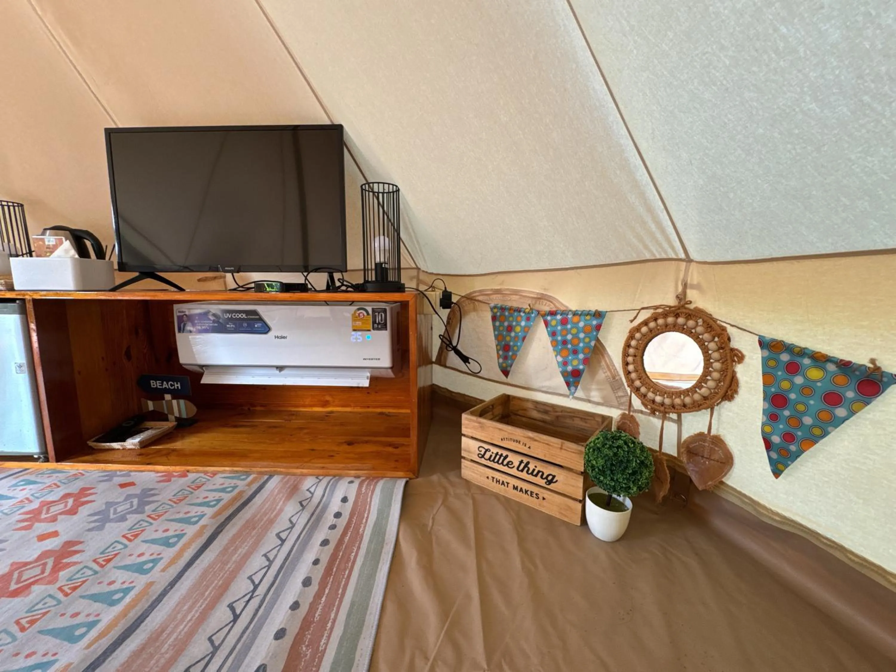 Bedroom, Bed in The Campster Kanchanaburi