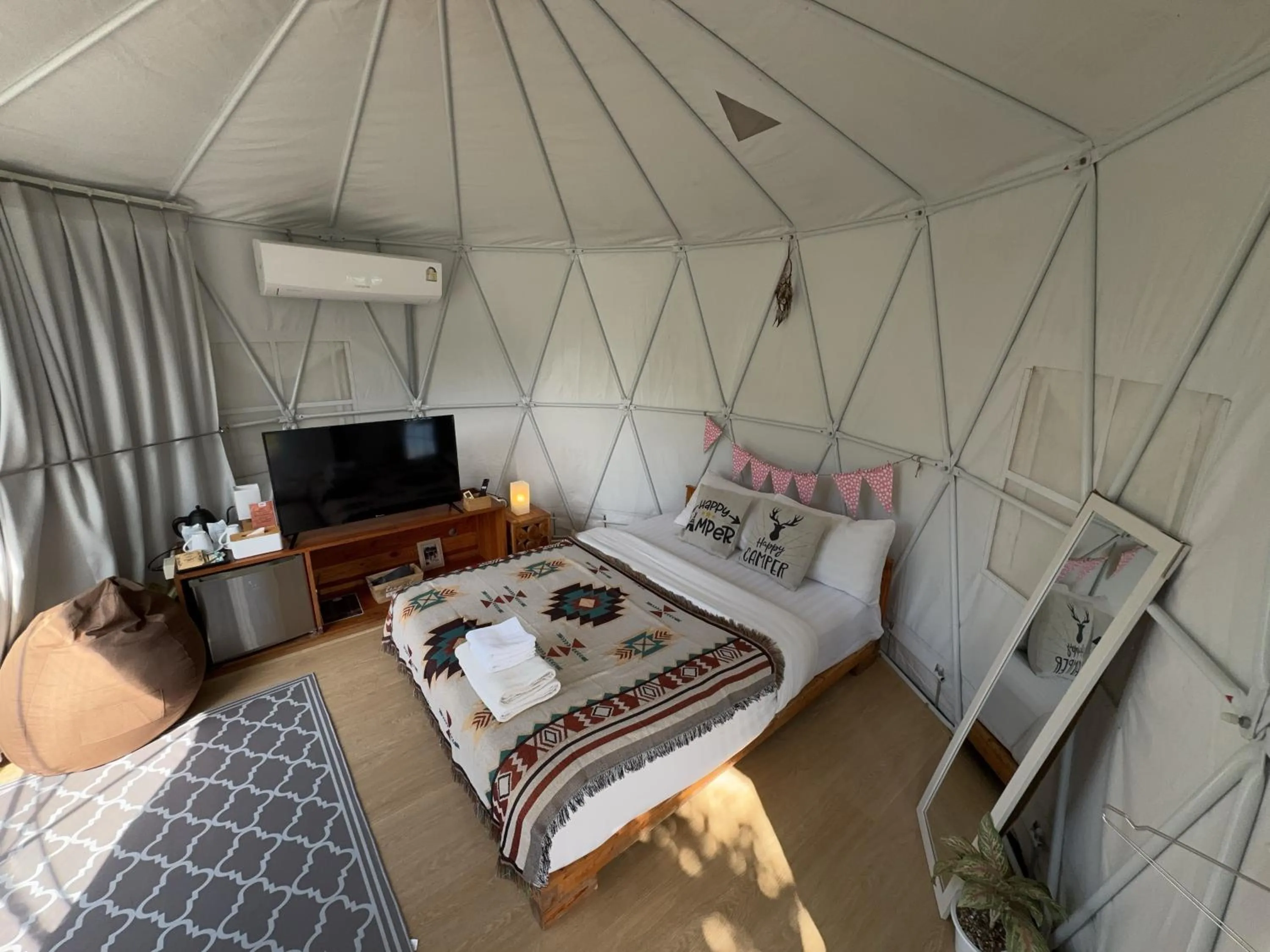 Bedroom, Bed in The Campster Kanchanaburi