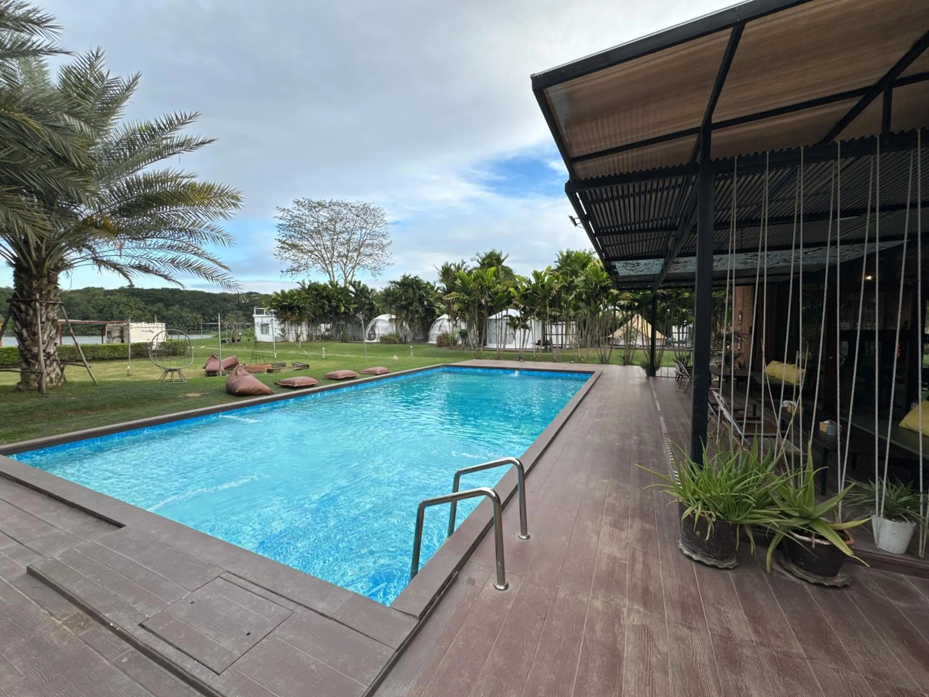 Swimming pool in The Campster Kanchanaburi