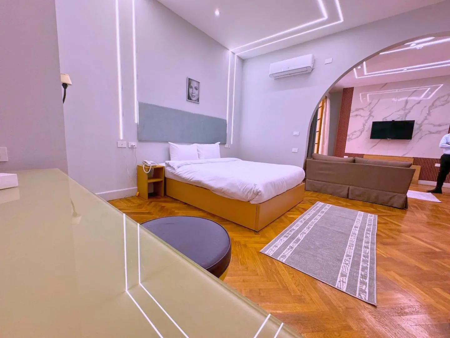 Photo of the whole room, Bed in Zamalek House Hotel