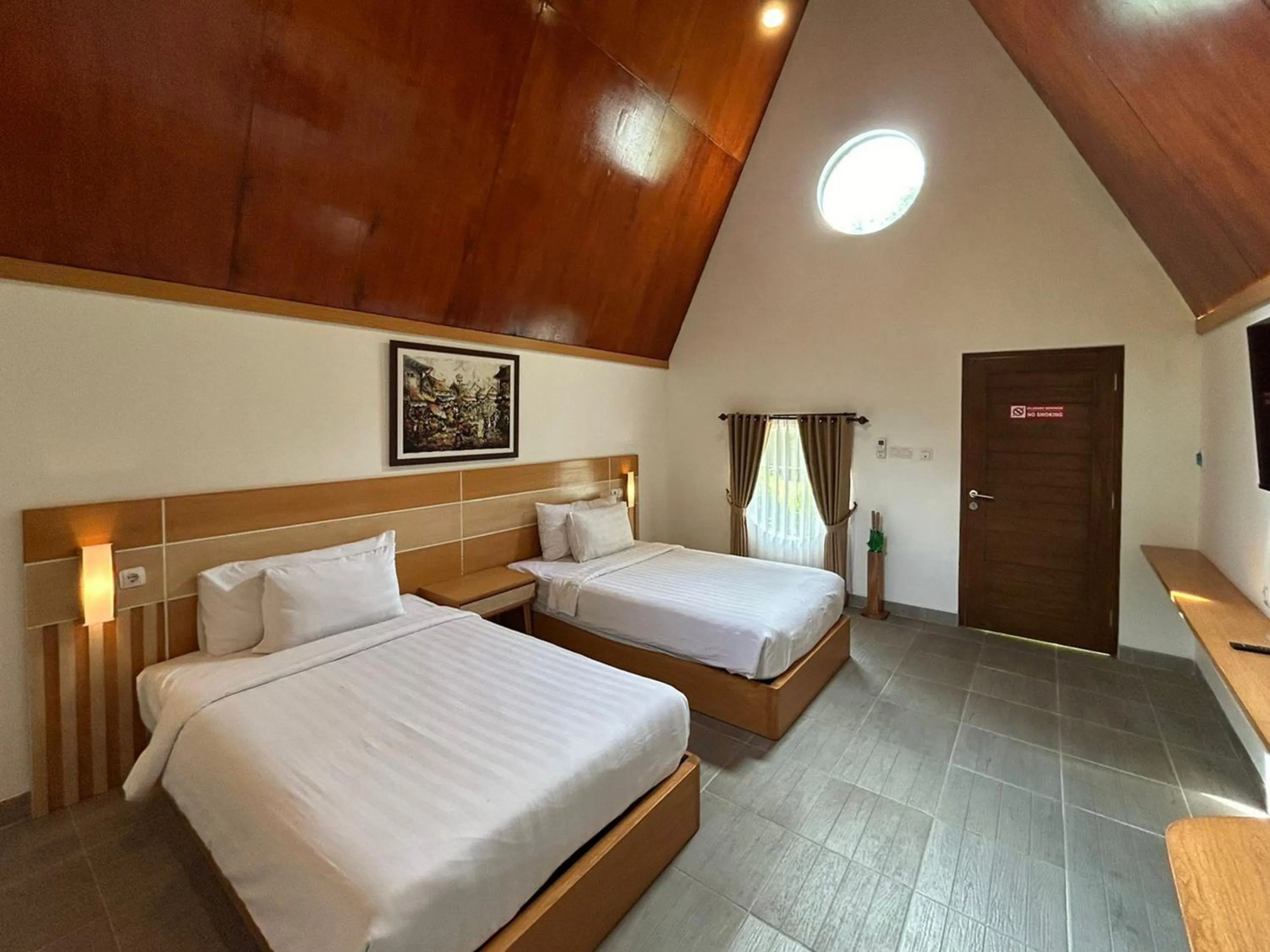 Bedroom, Bed in Asram Edupark