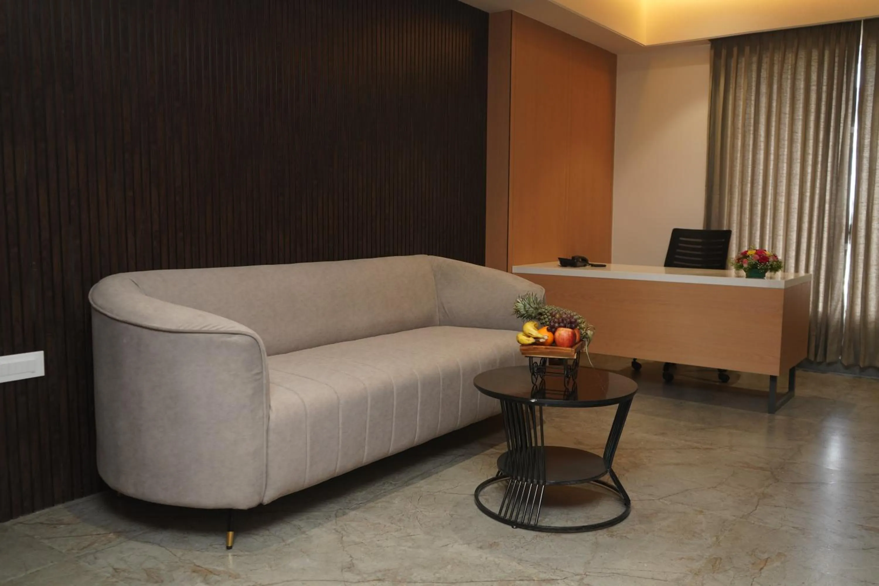 Living room in VANTARA SUITEs