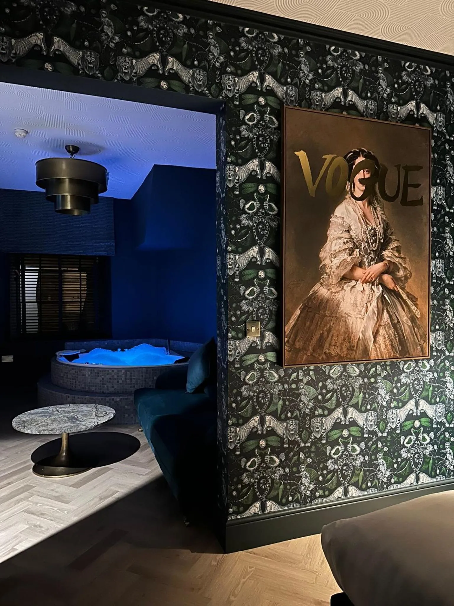 Decorative detail in Secret Suites