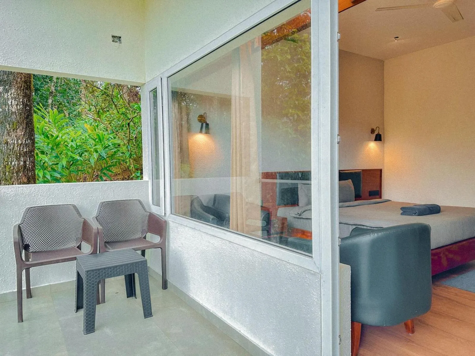 Seating area in Forestscape Resort Munnar