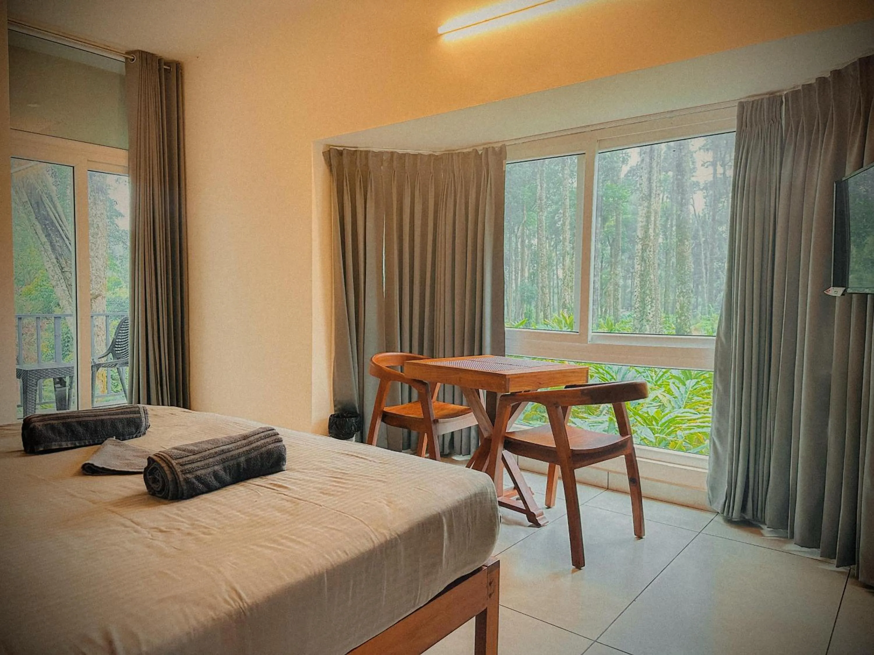 Bedroom, Bed in Forestscape Resort Munnar