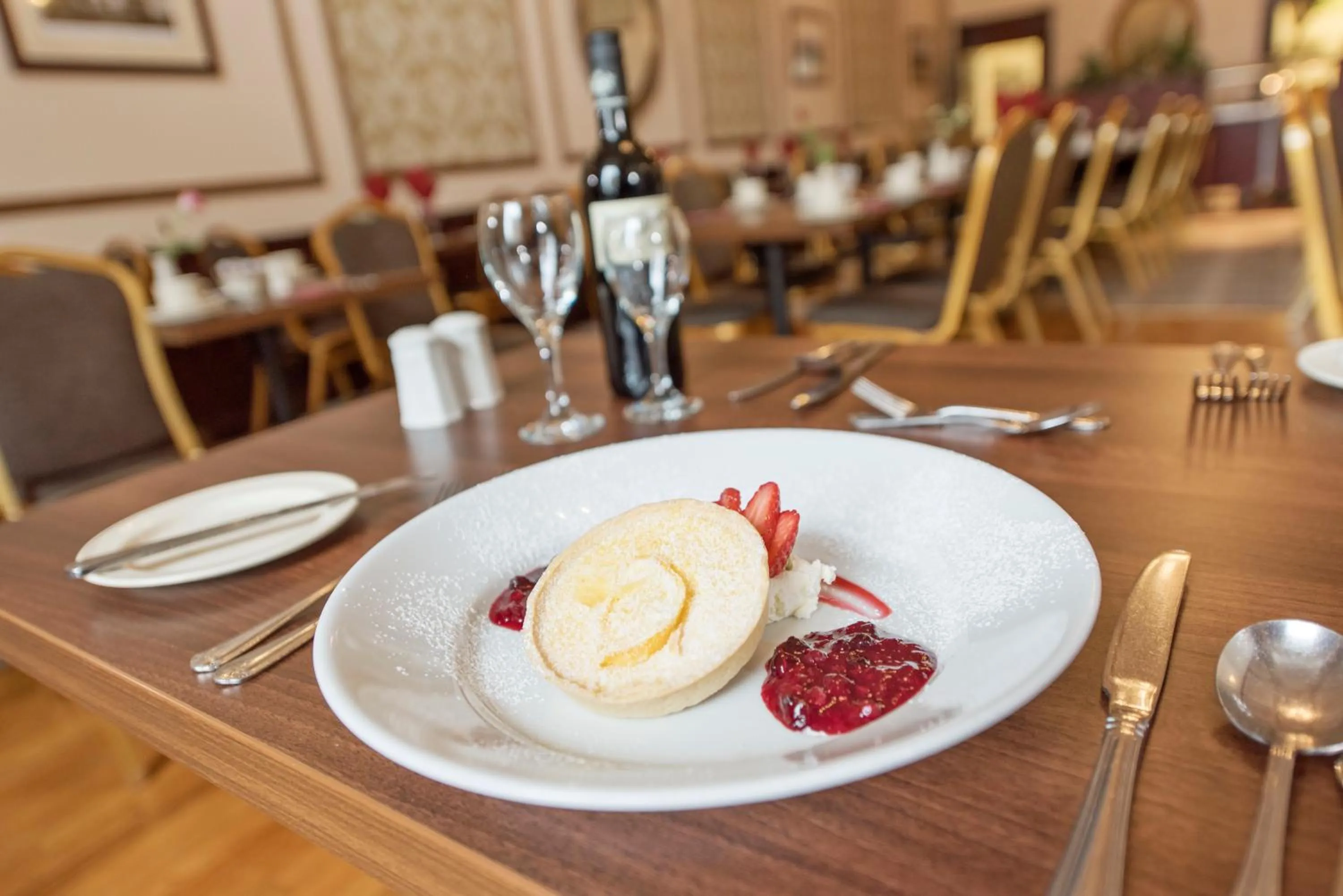 Food close-up in Salutation Hotel