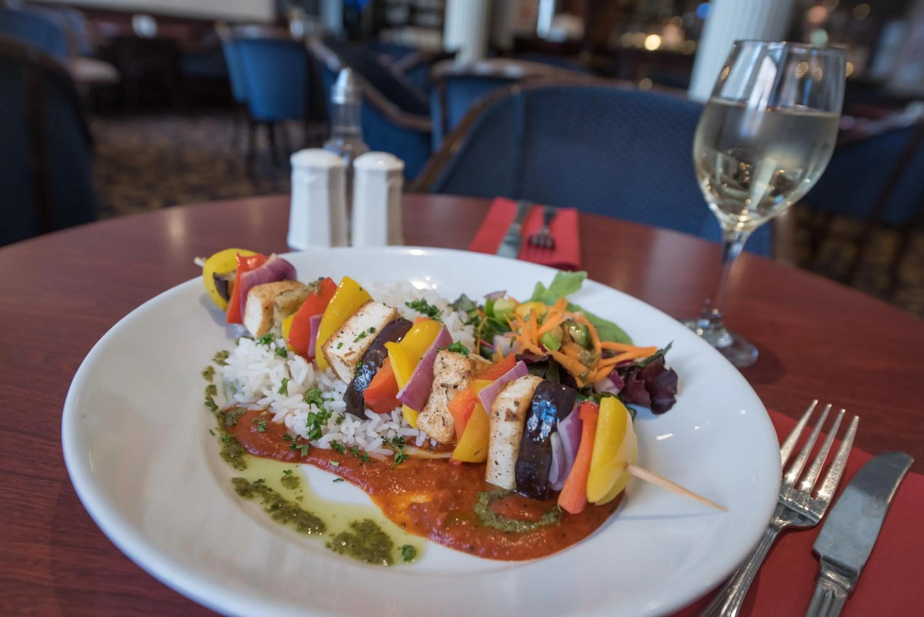 Food close-up in Salutation Hotel