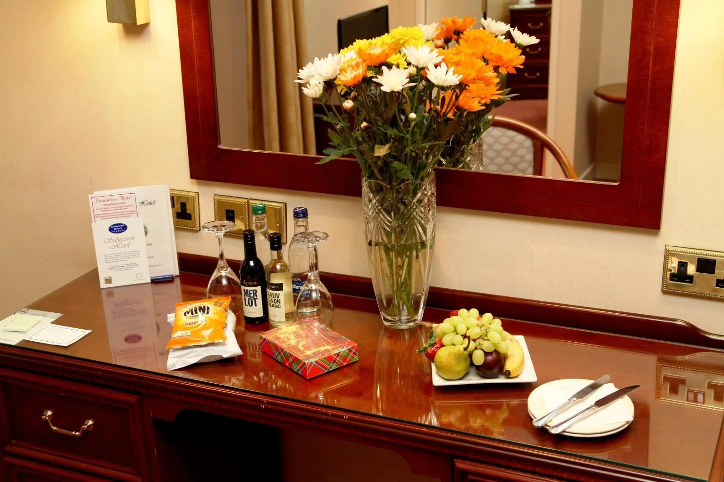 Food and drinks in Salutation Hotel