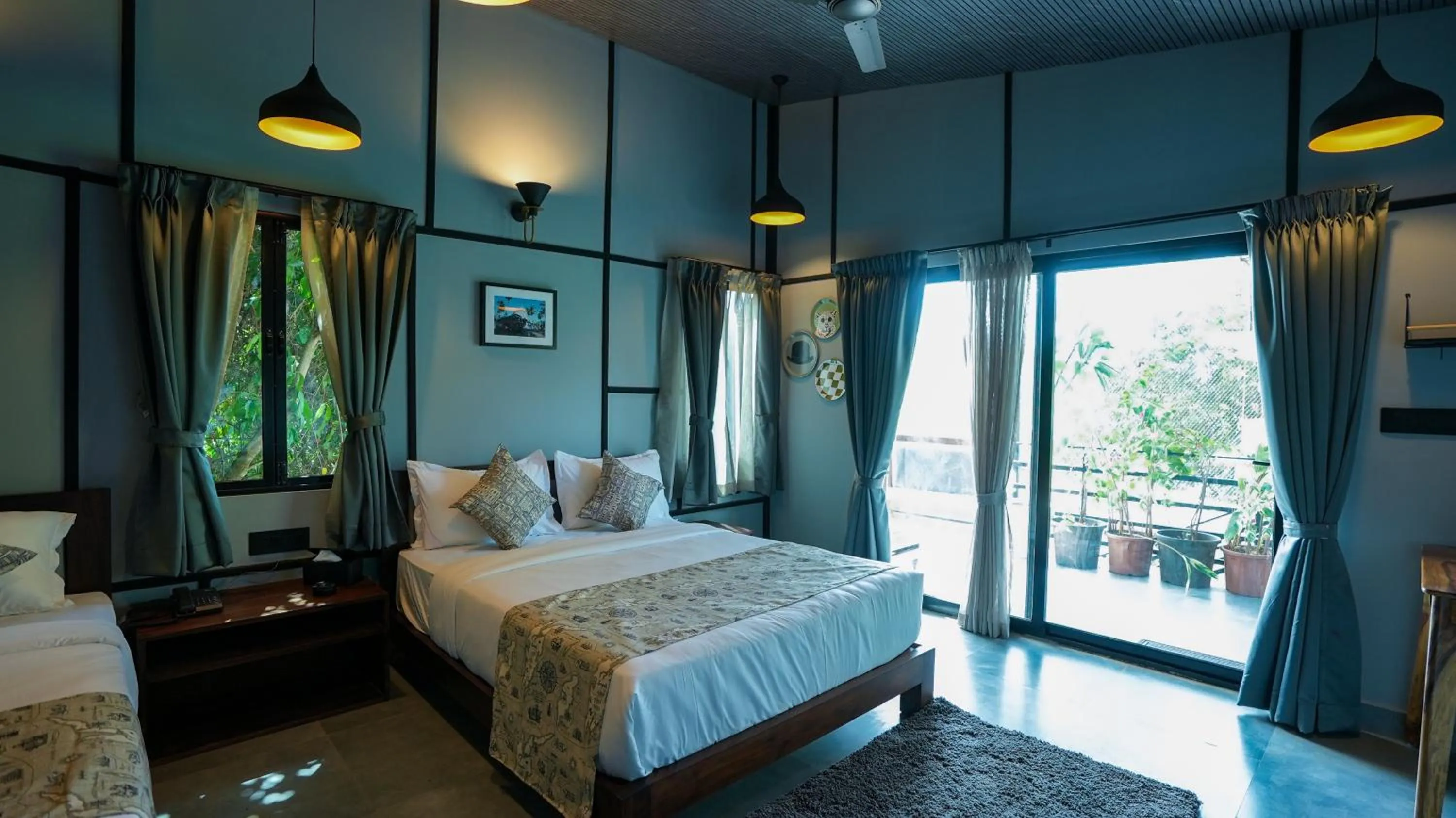 Bed in Sort By Stays, Grand Peddem, Anjuna