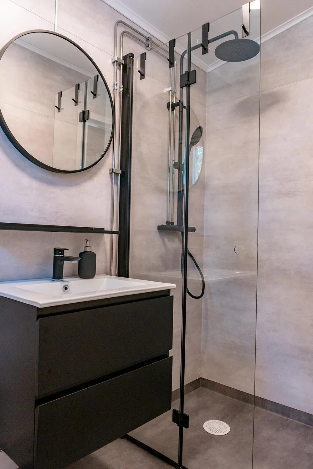 Shower in Perchlodge