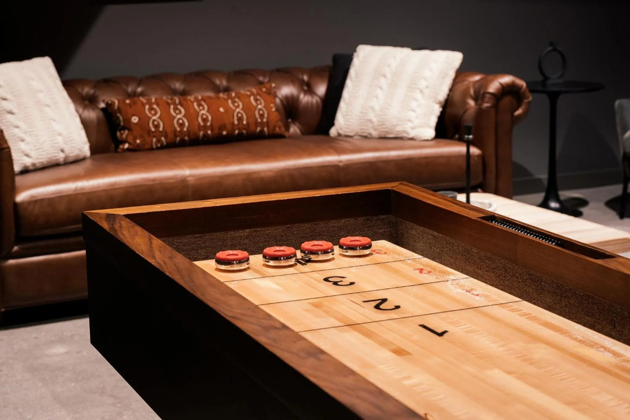 Game Room in Luxury Apartments by Hyatus at The Asher