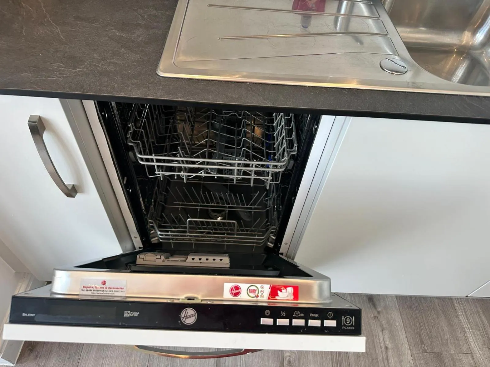 dishwasher in Dale Street Apartments Liverpool by Beehosting