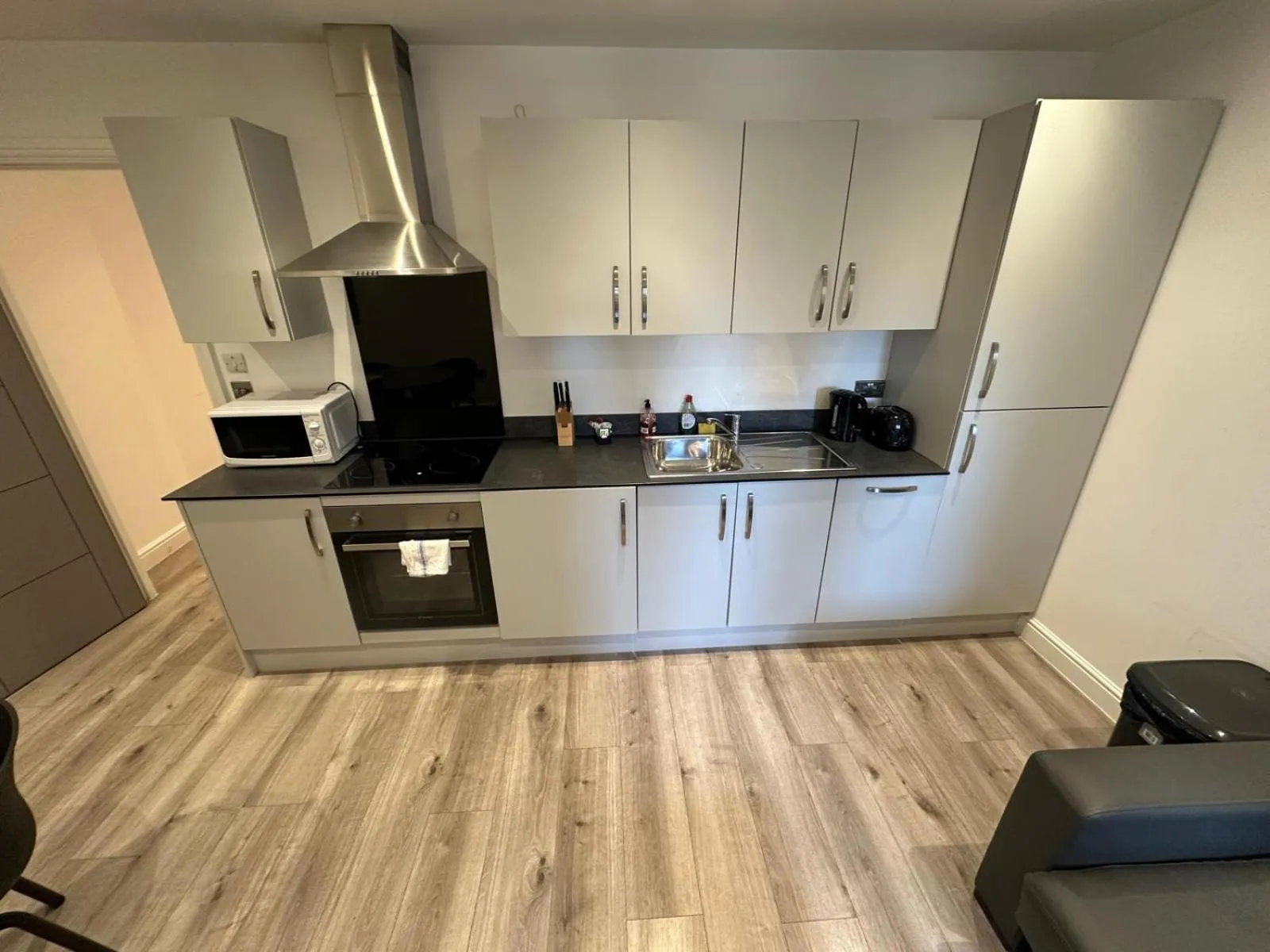 Kitchen or kitchenette in Dale Street Apartments Liverpool by Beehosting