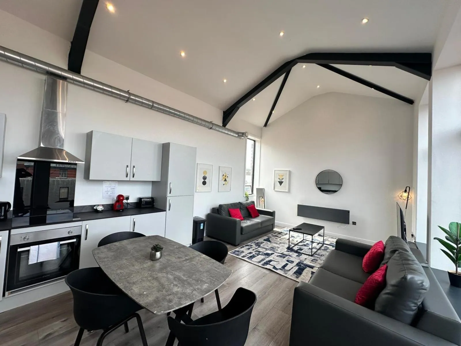 Kitchen or kitchenette in Dale Street Apartments Liverpool by Beehosting