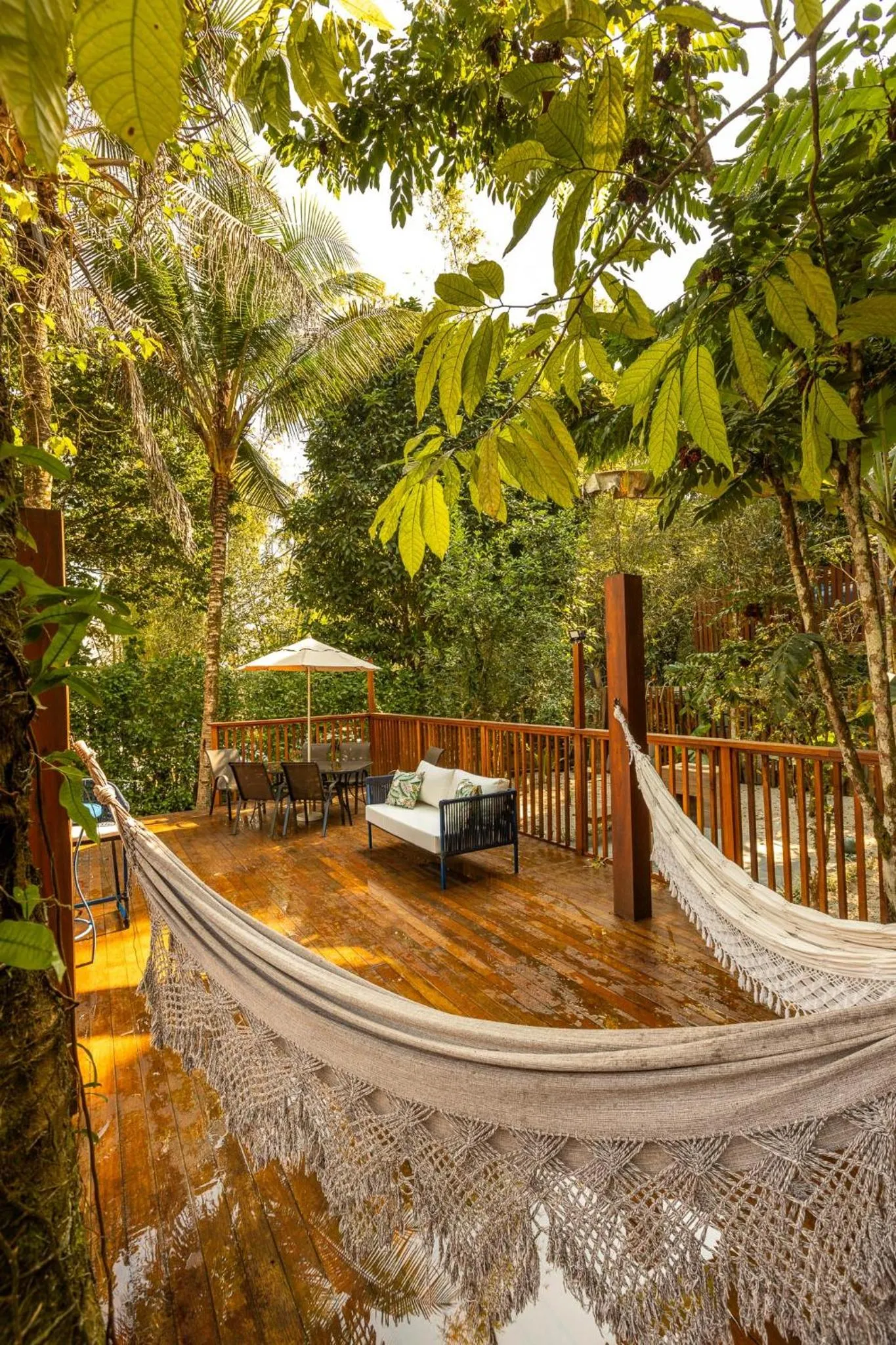Seating area in Pousada Paraíso Almada
