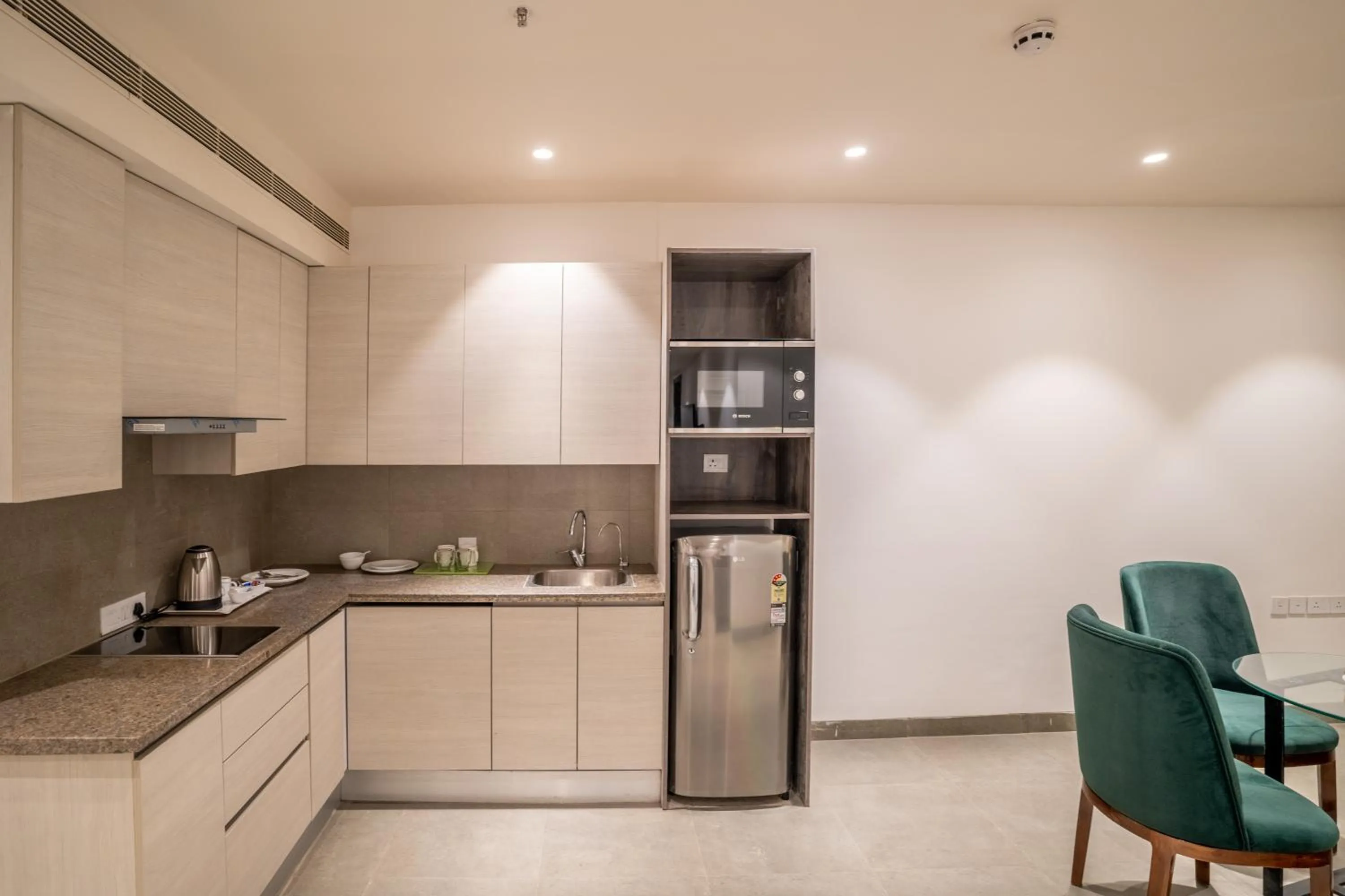 Kitchen or kitchenette in jüSTa Residences - AIPL Joy Street, Gurgaon