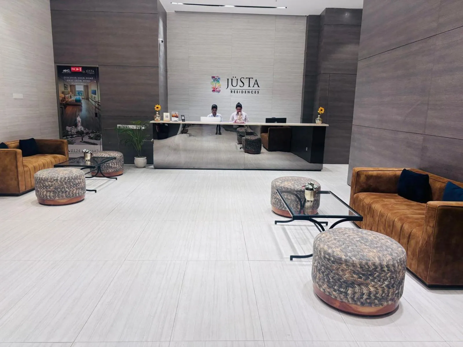 Lobby or reception in jüSTa Residences - AIPL Joy Street, Gurgaon