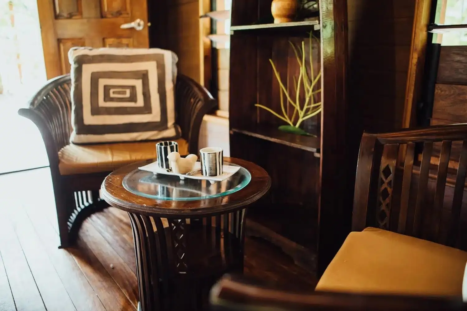 Living room in Trees and Fishes Private Retreat