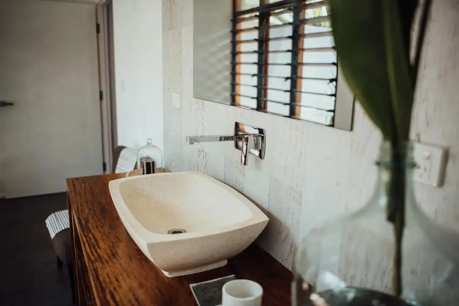 Bathroom in Trees and Fishes Private Retreat
