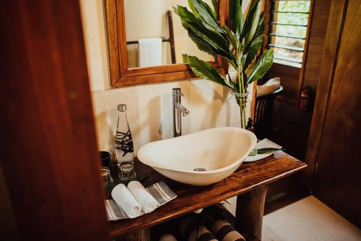 Bathroom in Trees and Fishes Private Retreat