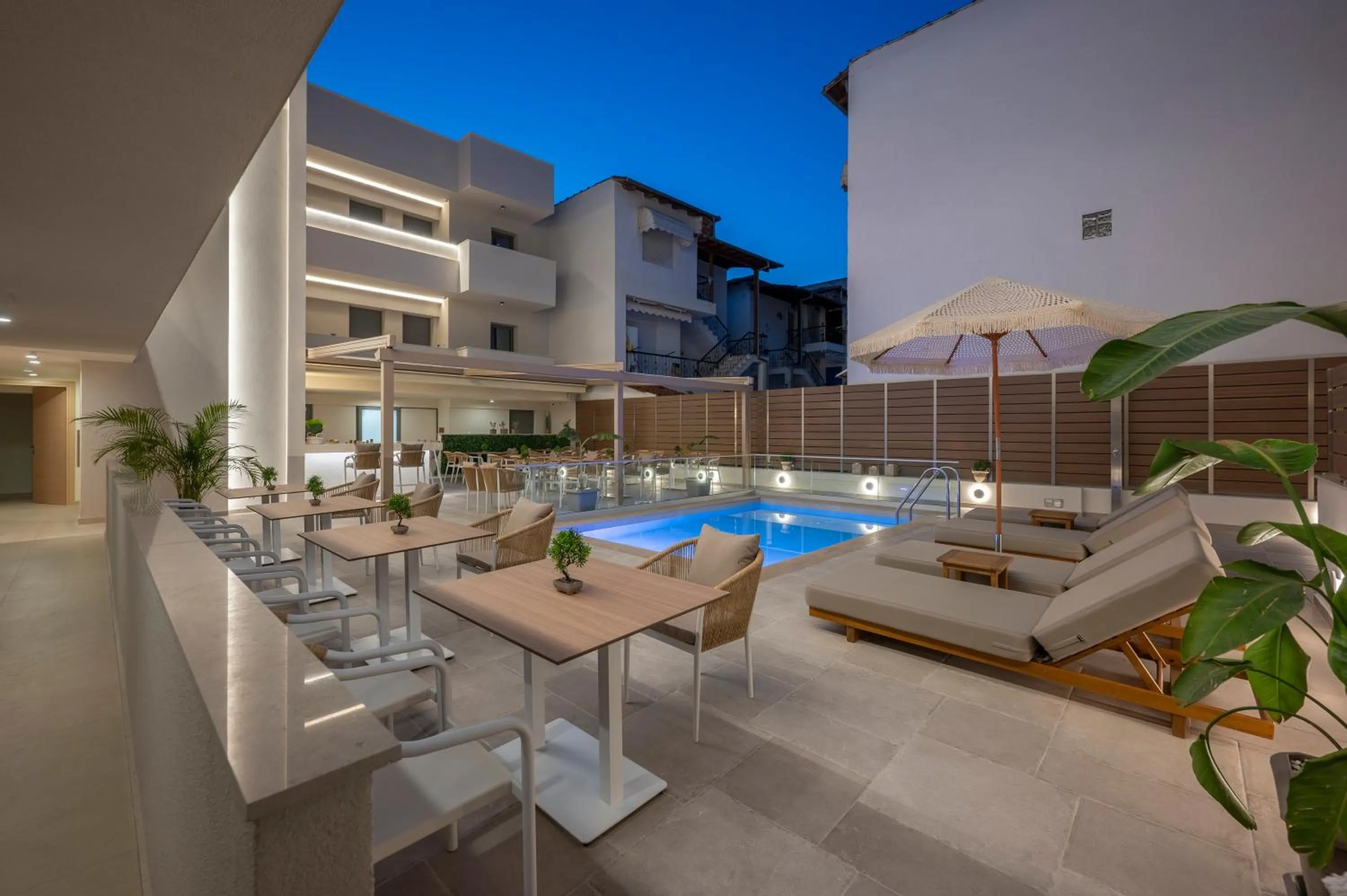 Patio in Sandy Seaside Suites