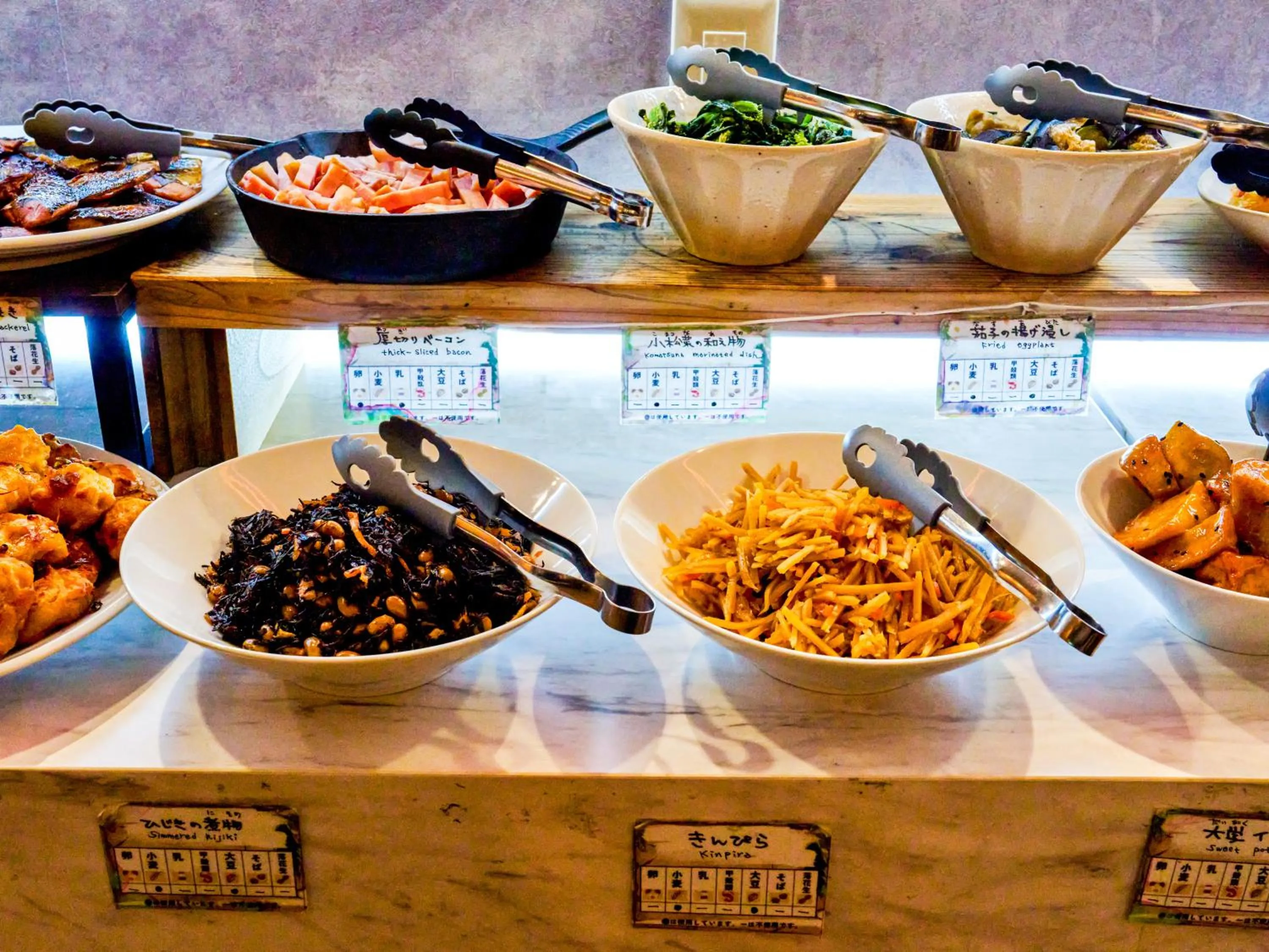 Buffet breakfast in APA Hotel Hiroshima Ekimae Shinkansenguchi