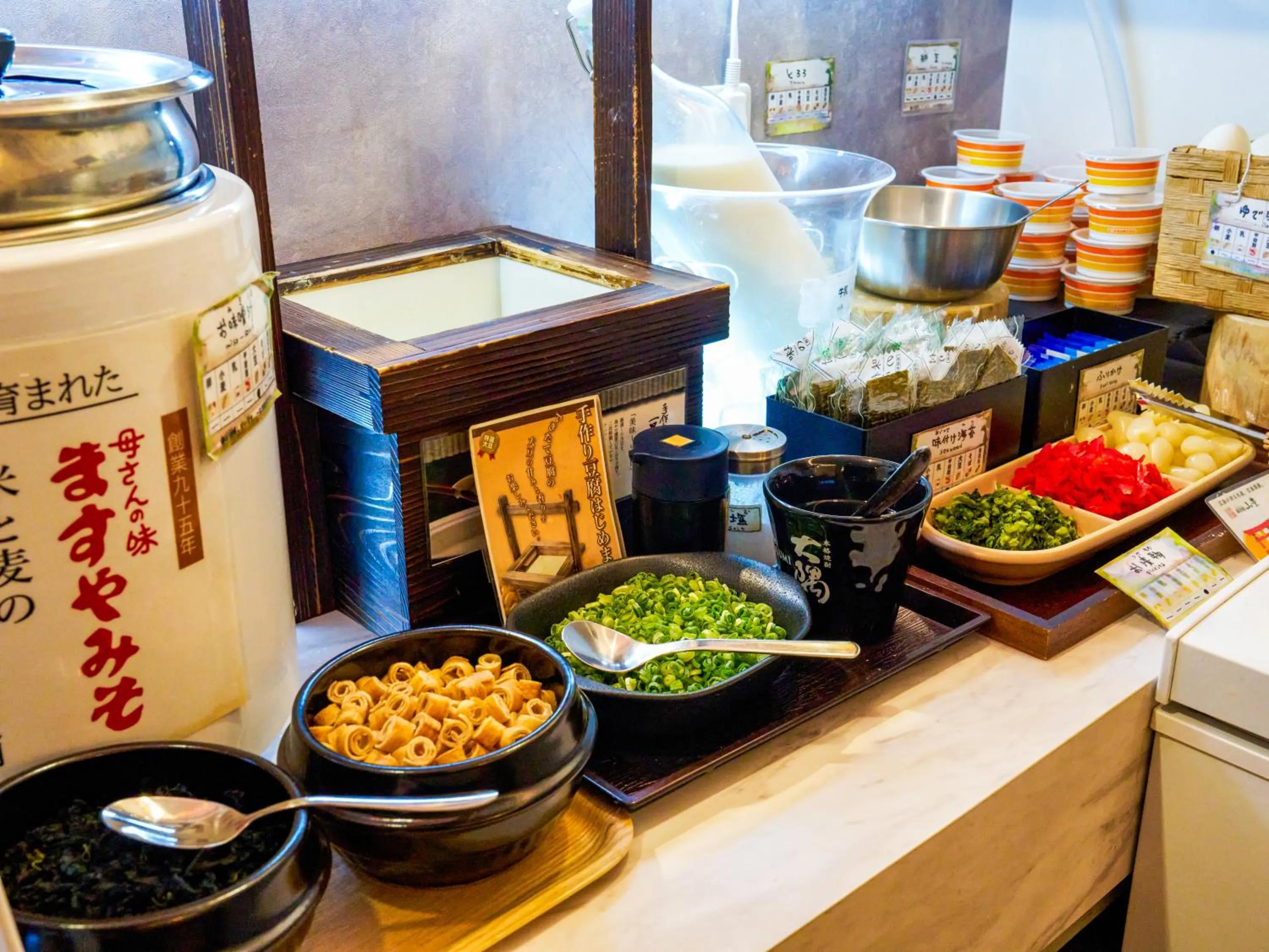 Buffet breakfast in APA Hotel Hiroshima Ekimae Shinkansenguchi