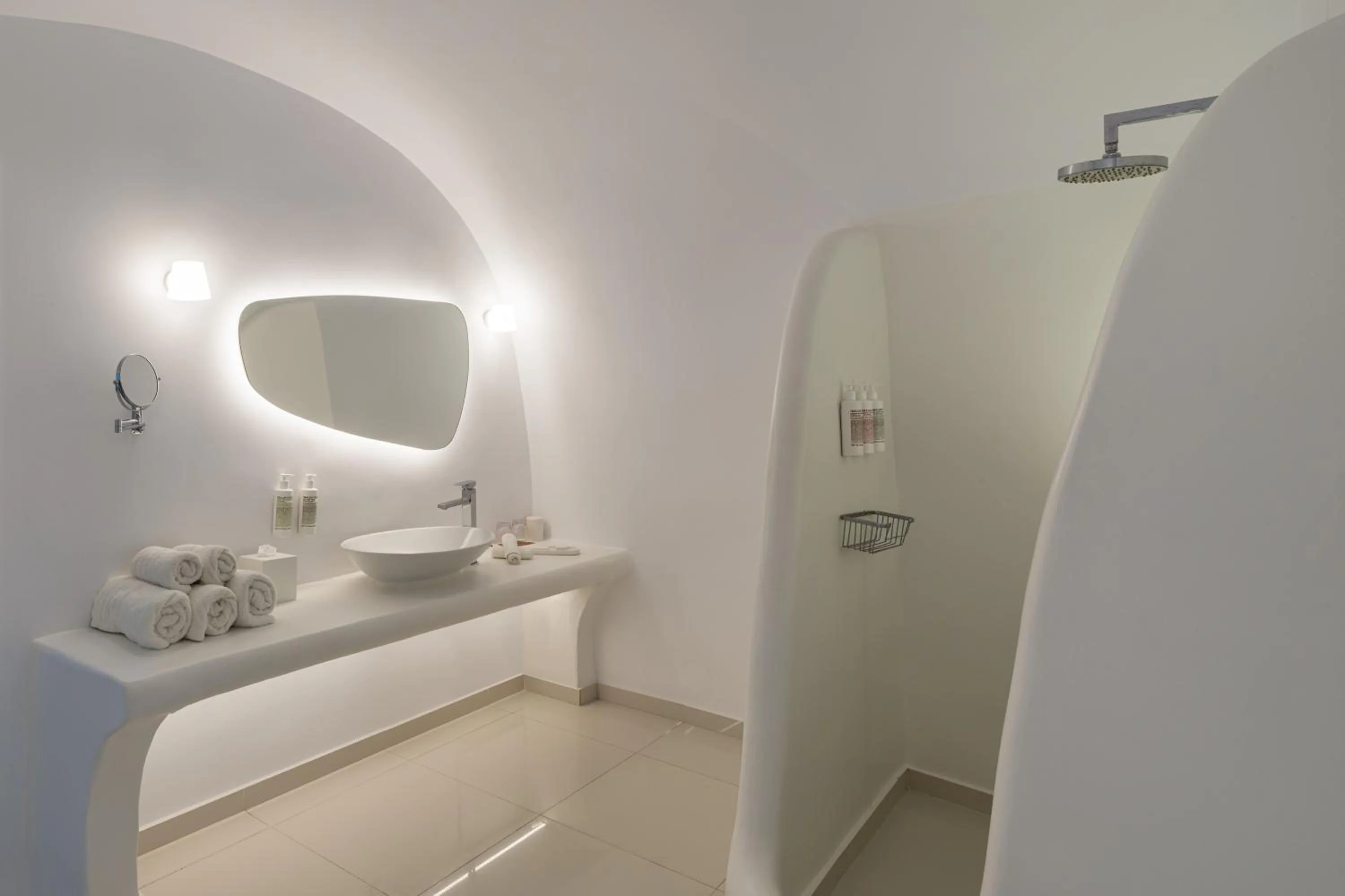 Bathroom in Katikies Chromata Santorini - The Leading Hotels of the World
