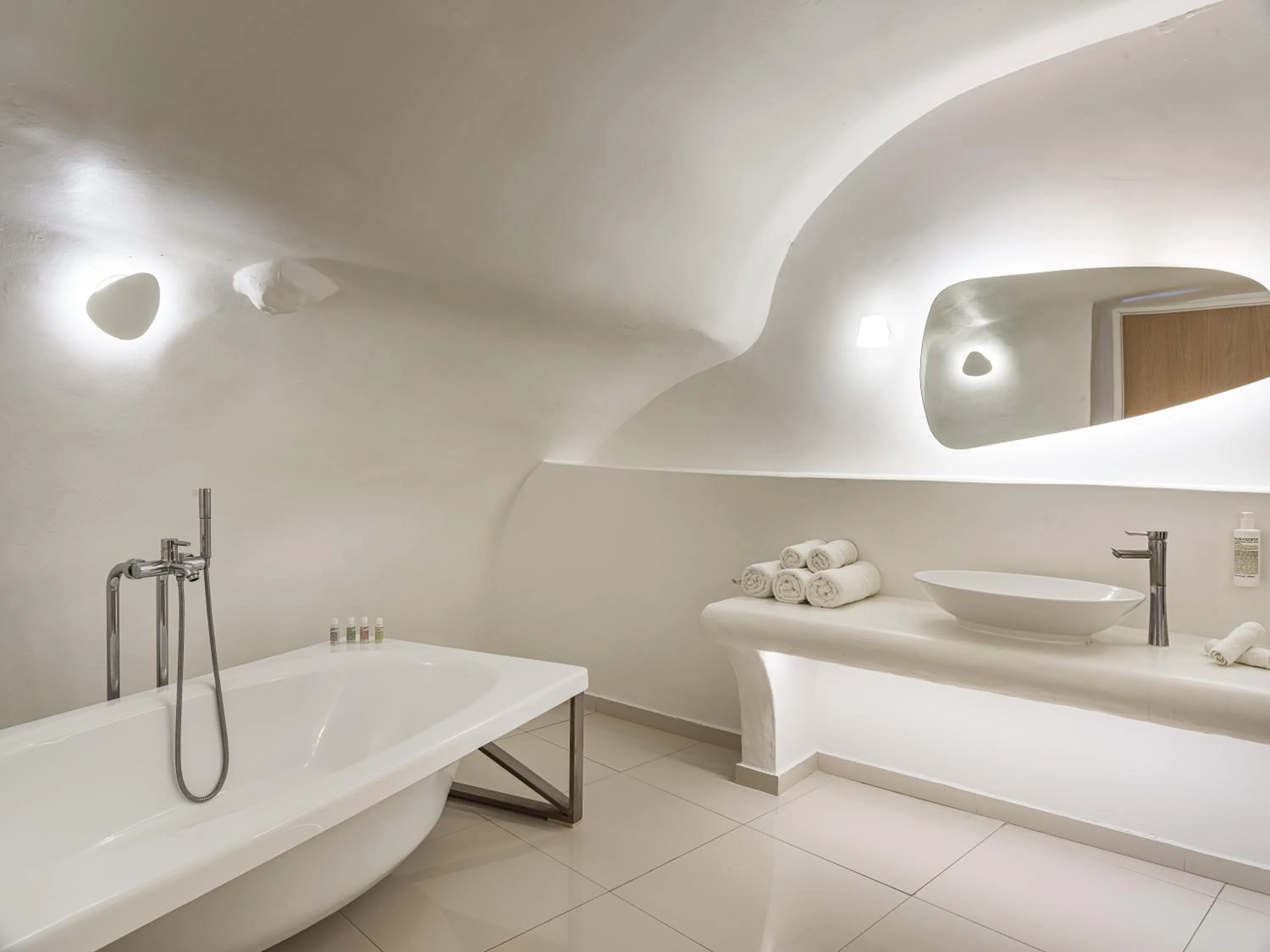 Bathroom in Katikies Chromata Santorini - The Leading Hotels of the World
