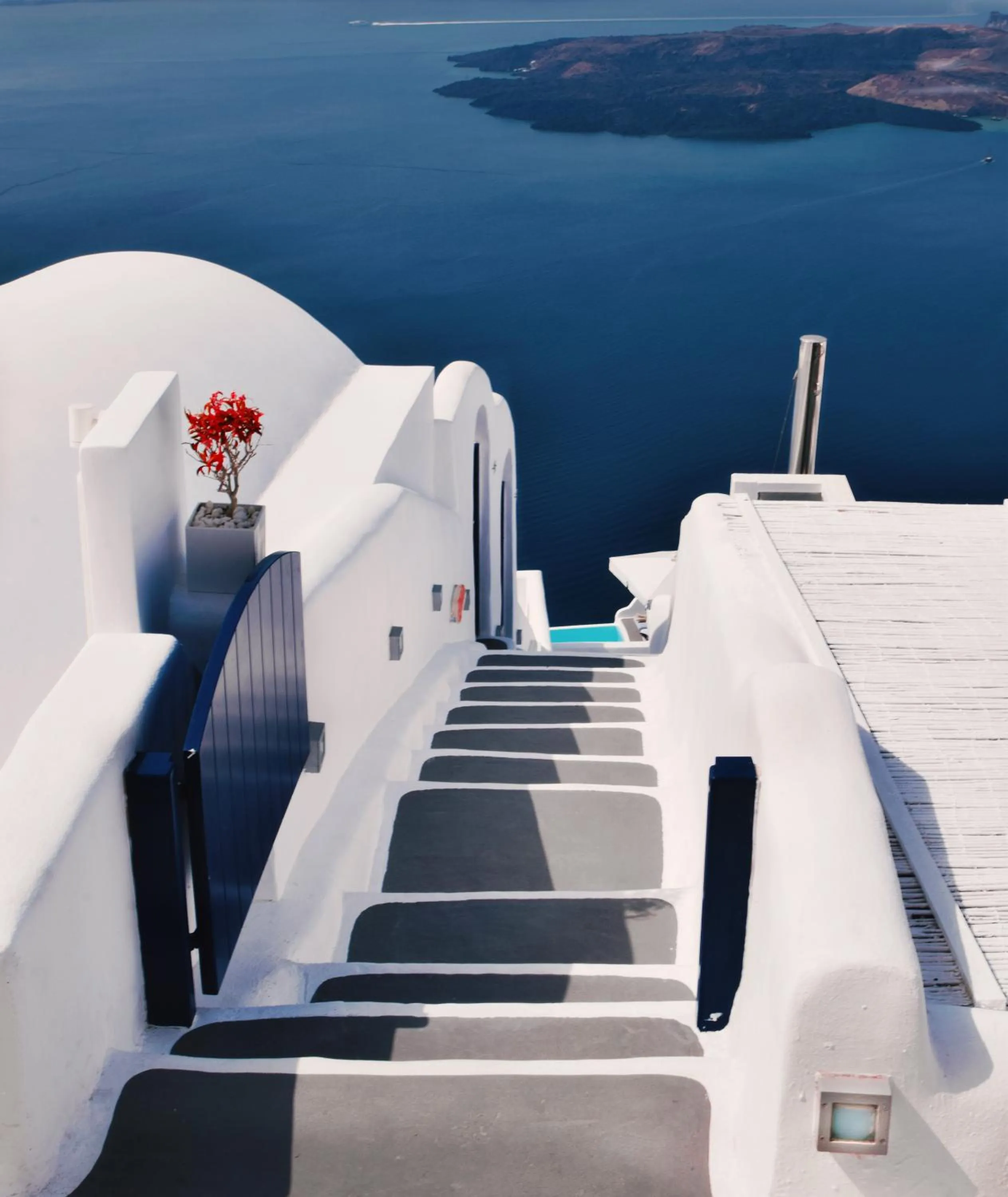 Facade/entrance in Katikies Chromata Santorini - The Leading Hotels of the World