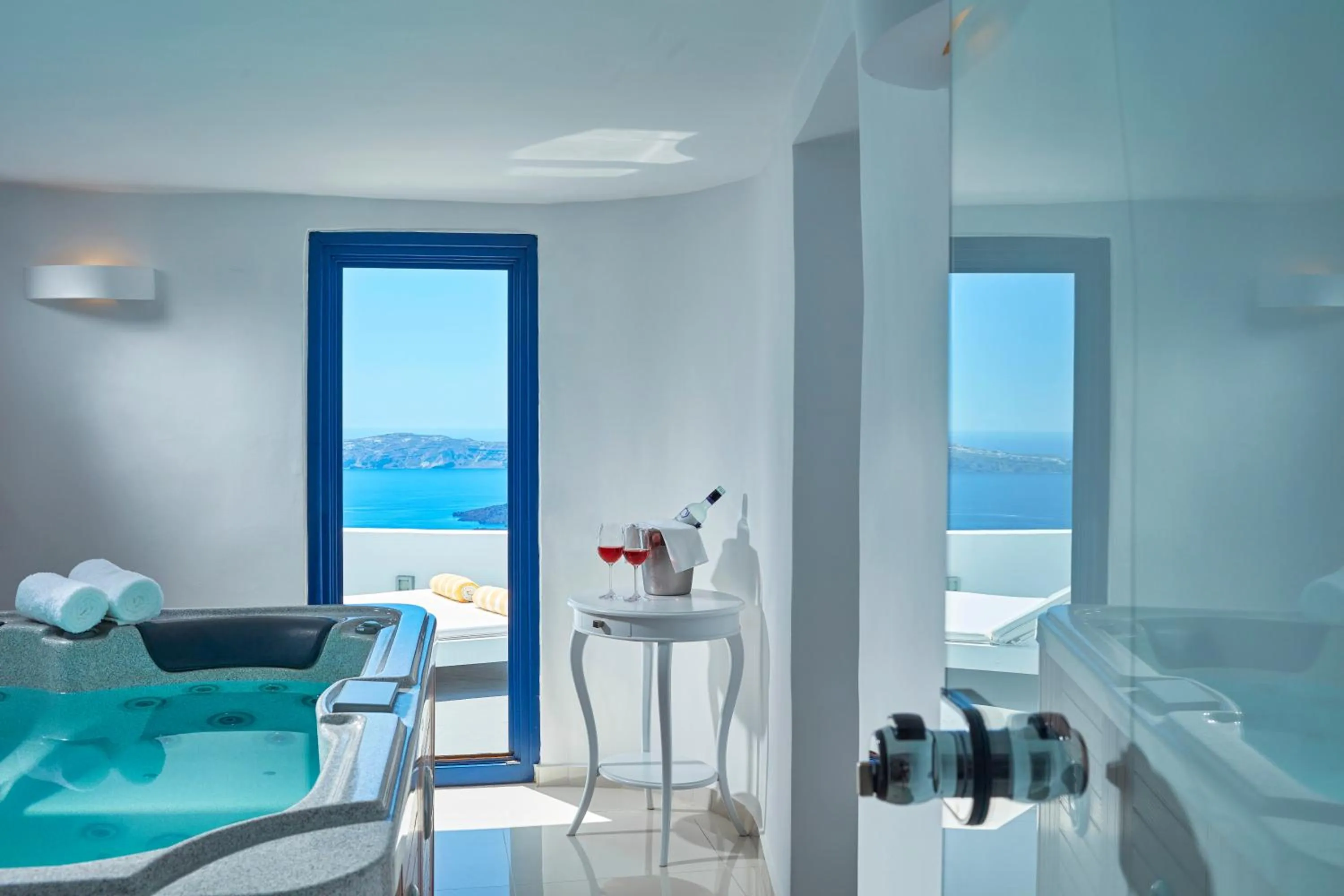 Sea view in Katikies Chromata Santorini - The Leading Hotels of the World