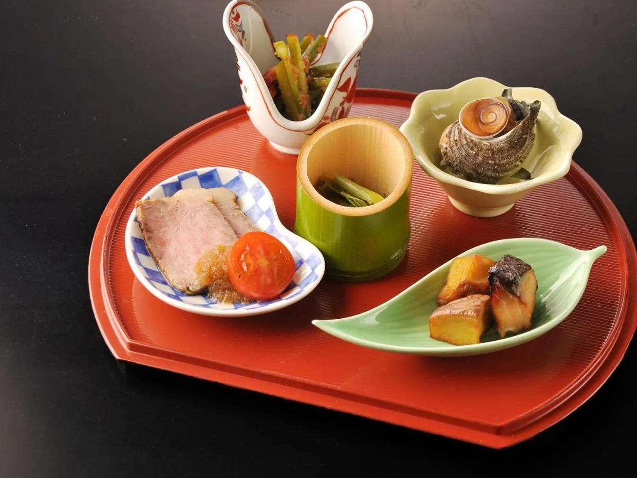 Dinner in Onoue Ryokan