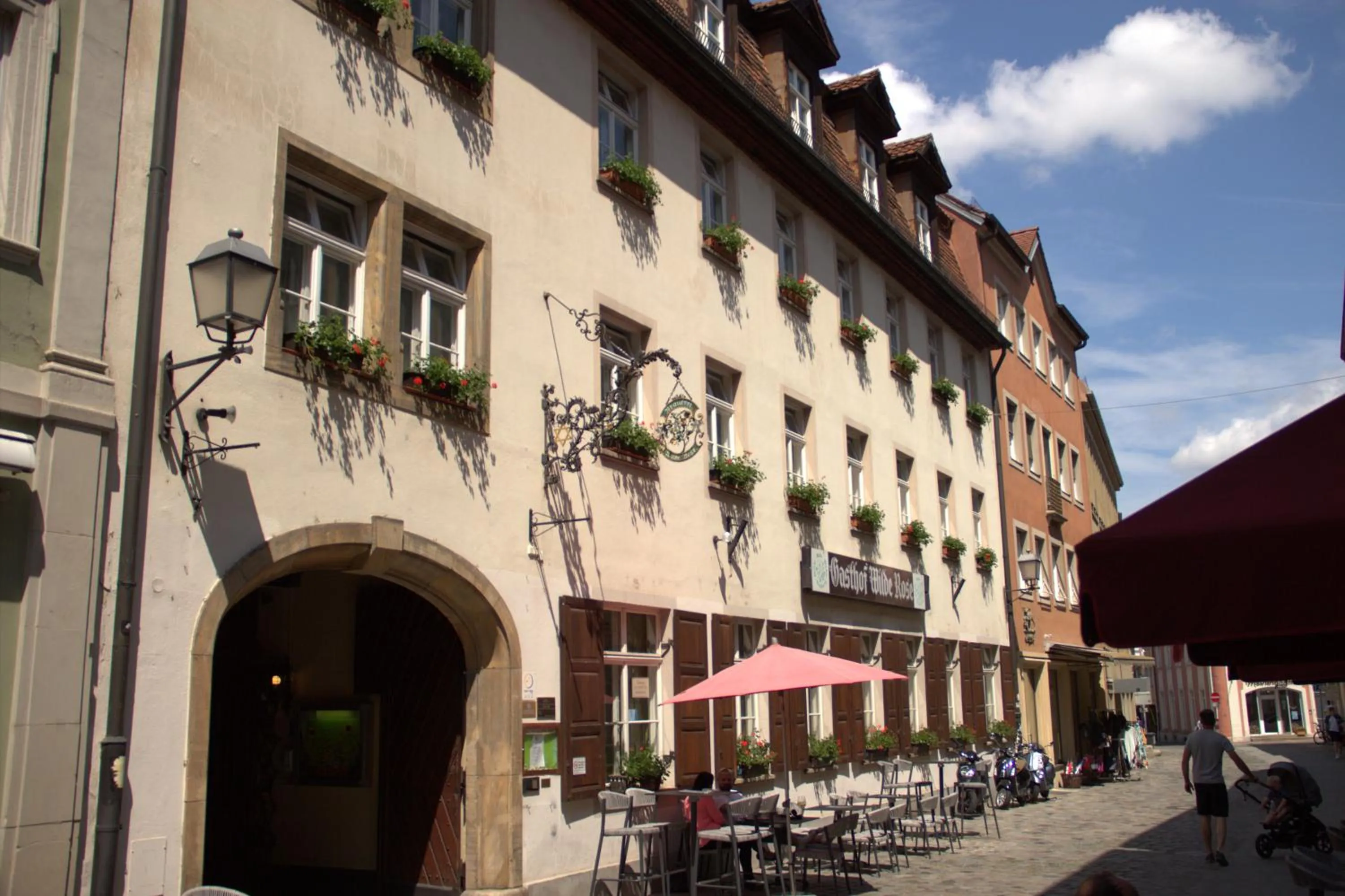 Property building in Hotel-Gasthof Wilde Rose