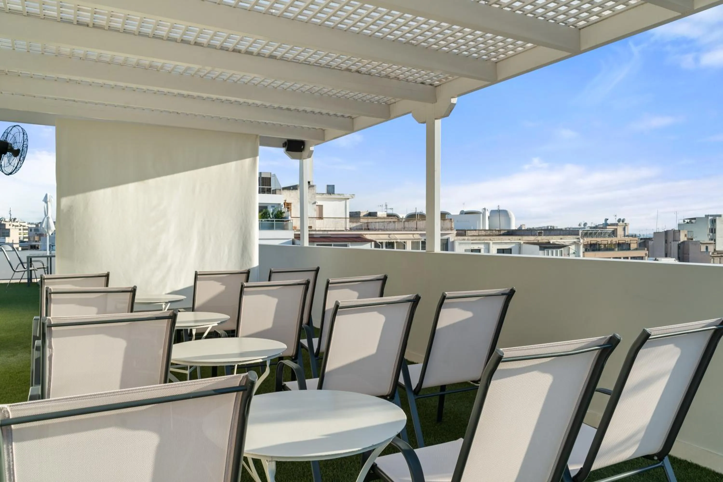 Patio in Gallery Central Piraeus Port