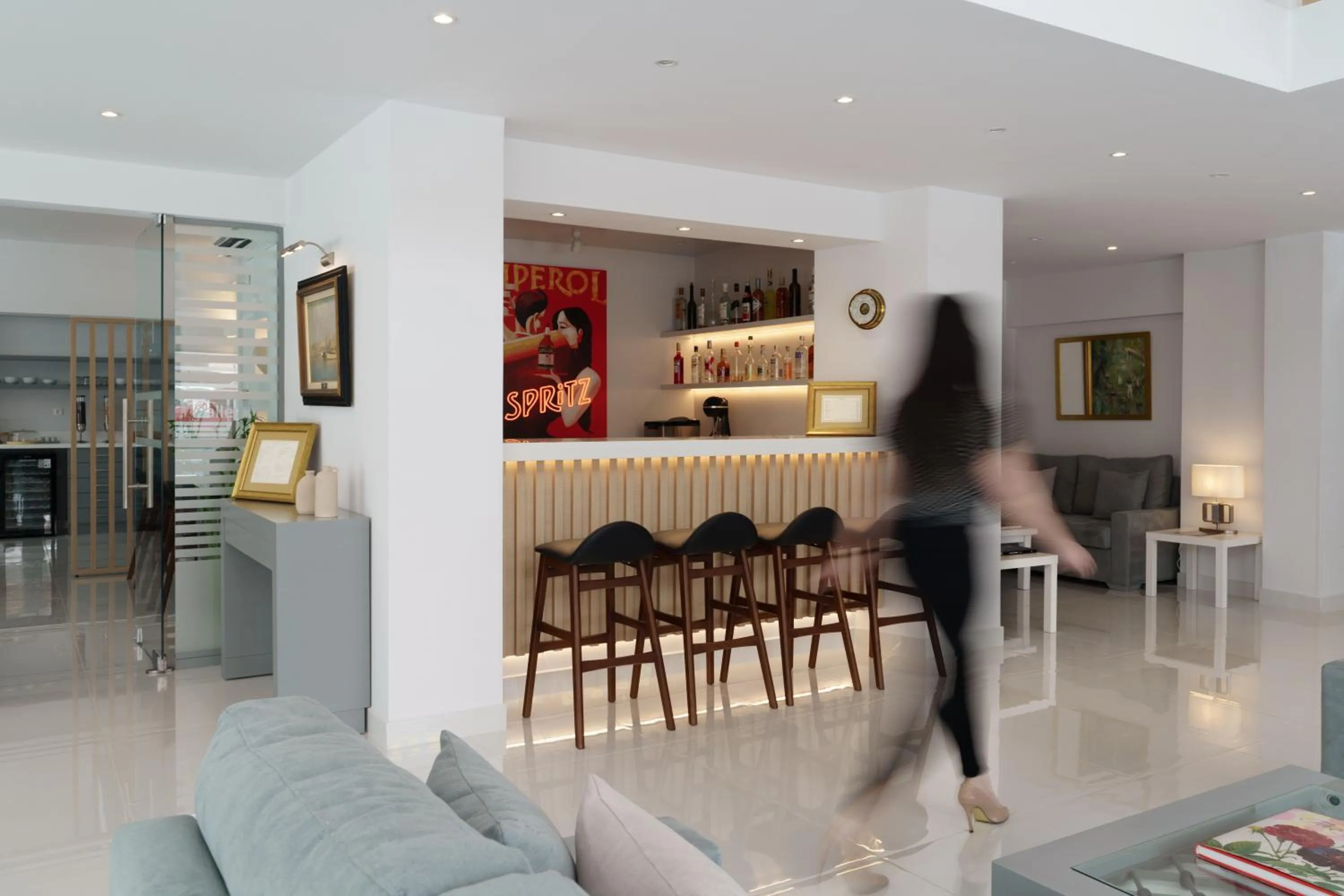 Lounge or bar in Gallery Central Piraeus Port