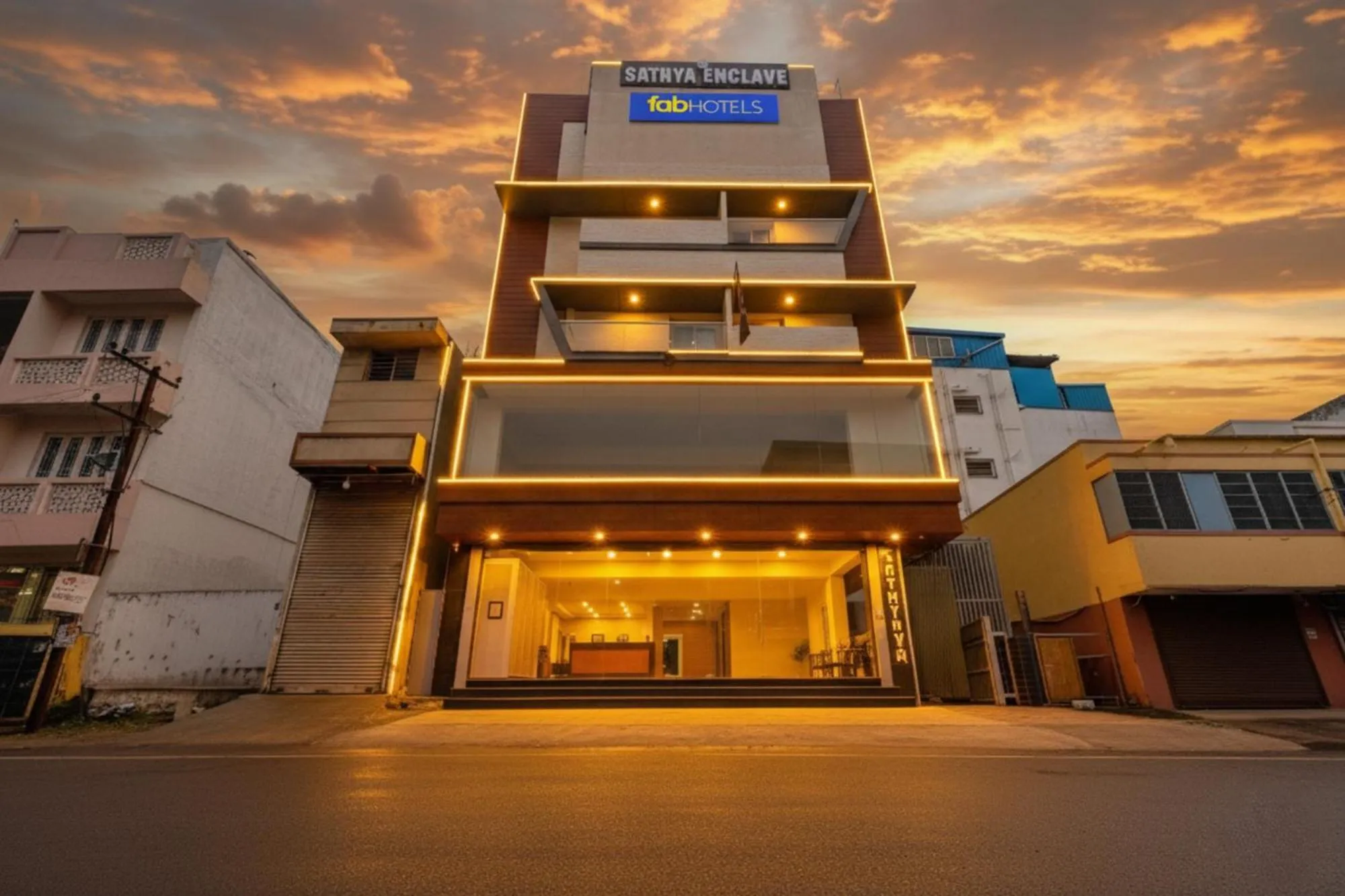 Property building in Via Sathya Comforts - Nr Commercial Street