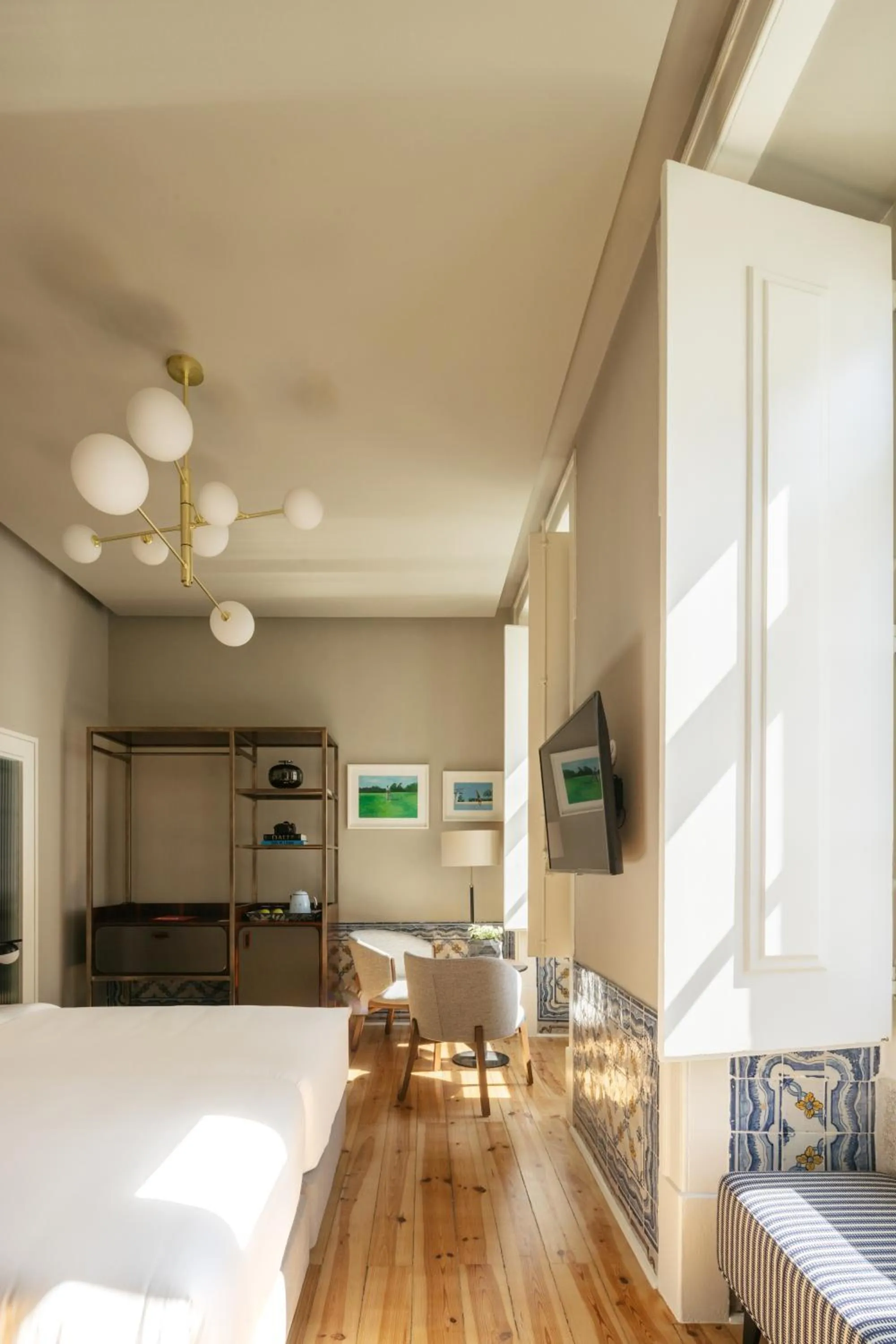 Bedroom, Bed in Dare Lisbon River