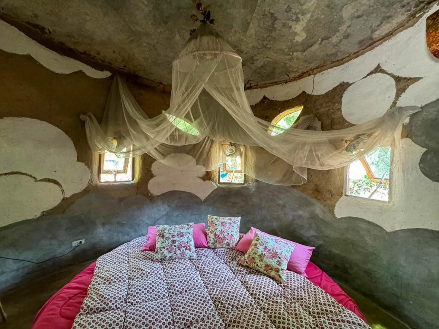 Bed in Clay House Chiang Mai By Alphatel