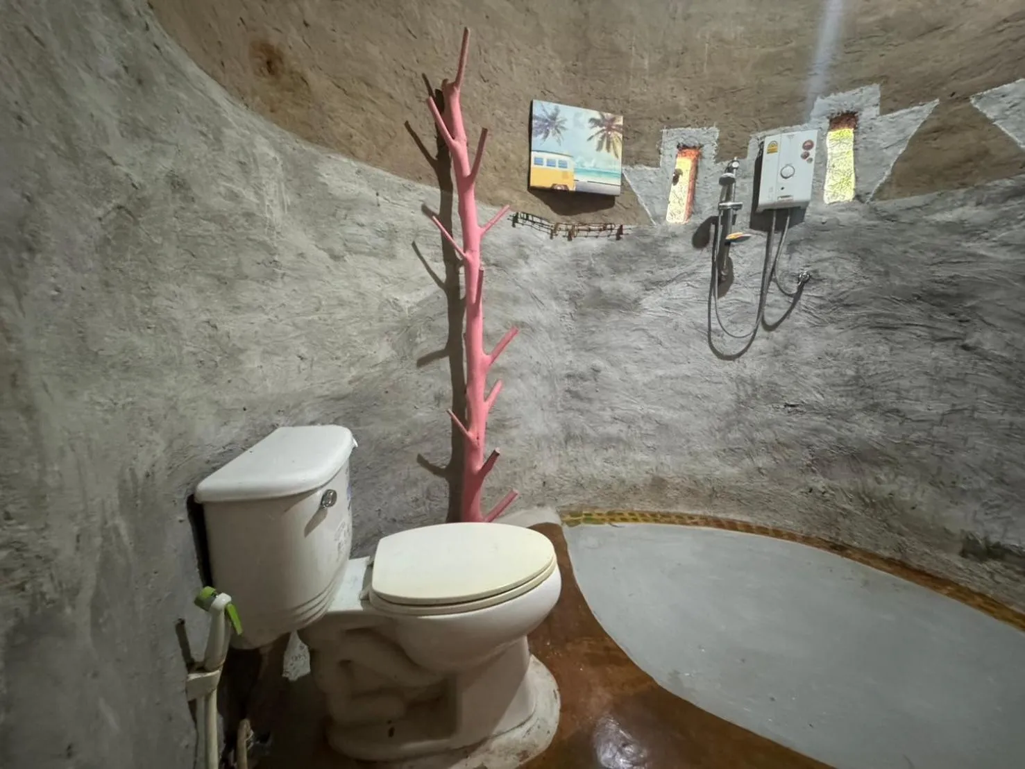 Shower in Clay House Chiang Mai By Alphatel