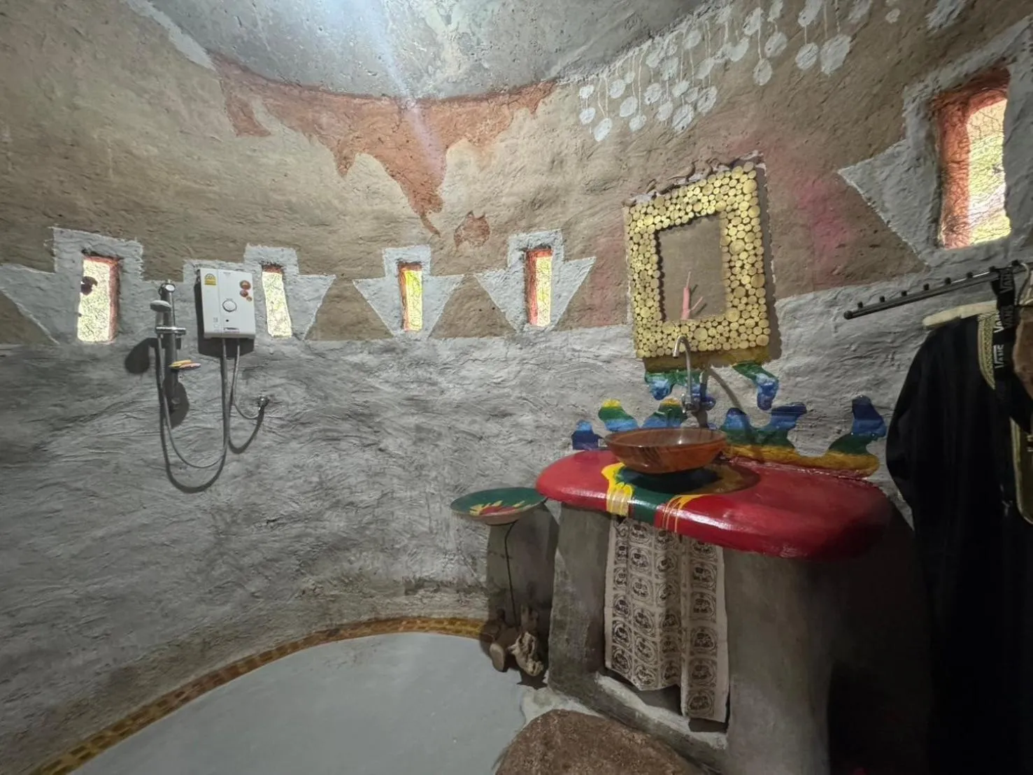 Bathroom in Clay House Chiang Mai By Alphatel