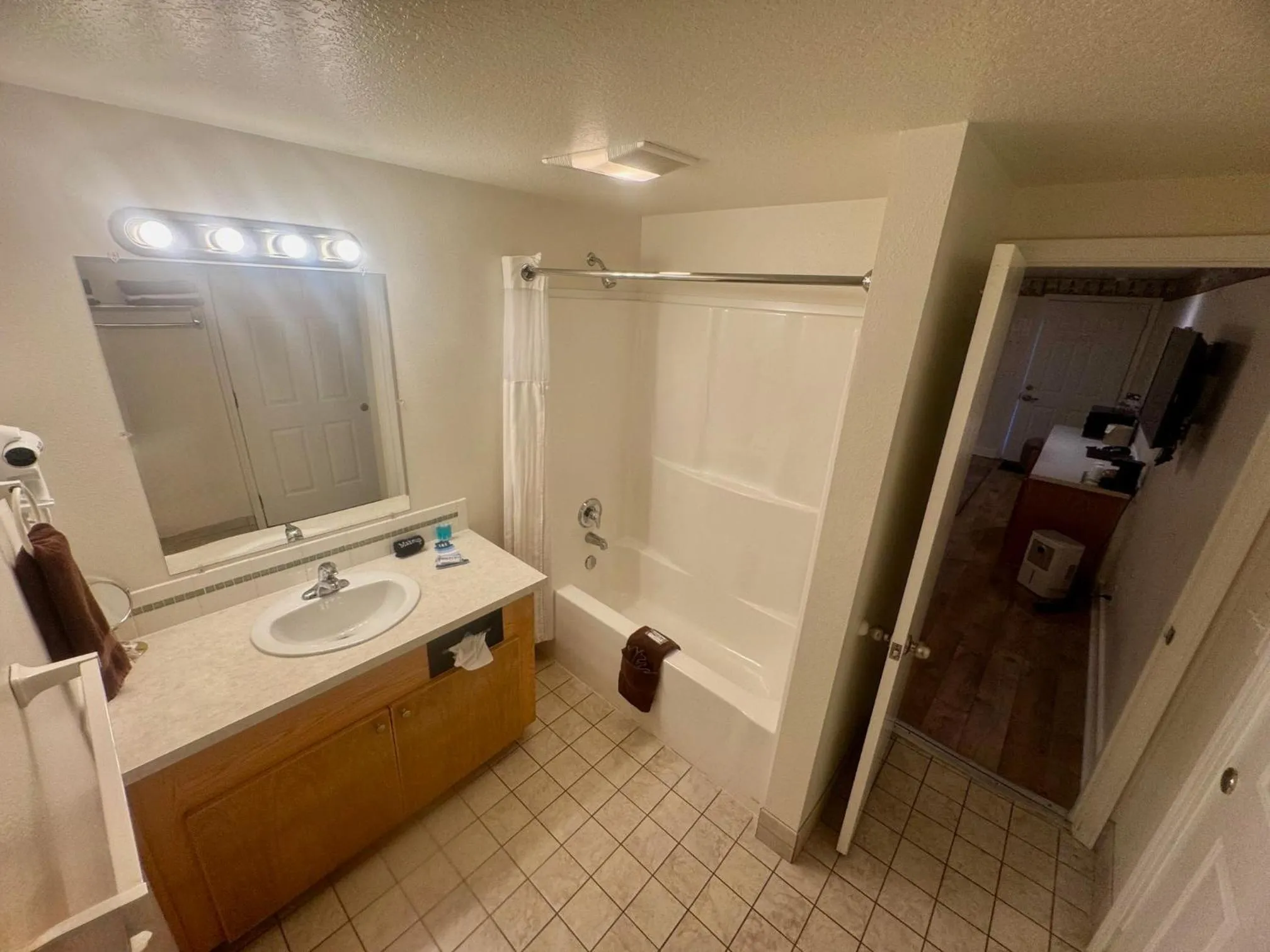 Bathroom in Ocean Breeze Motel