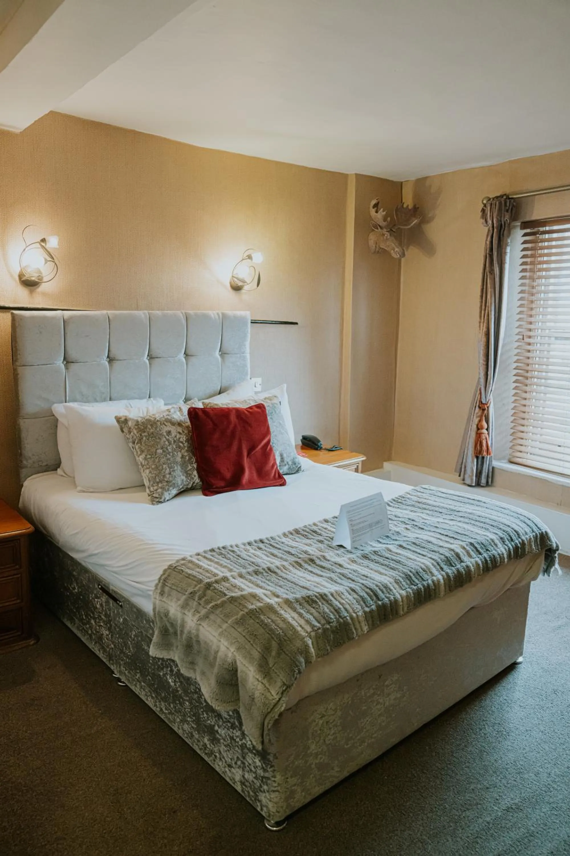 Bed in Redesdale Arms Hotel