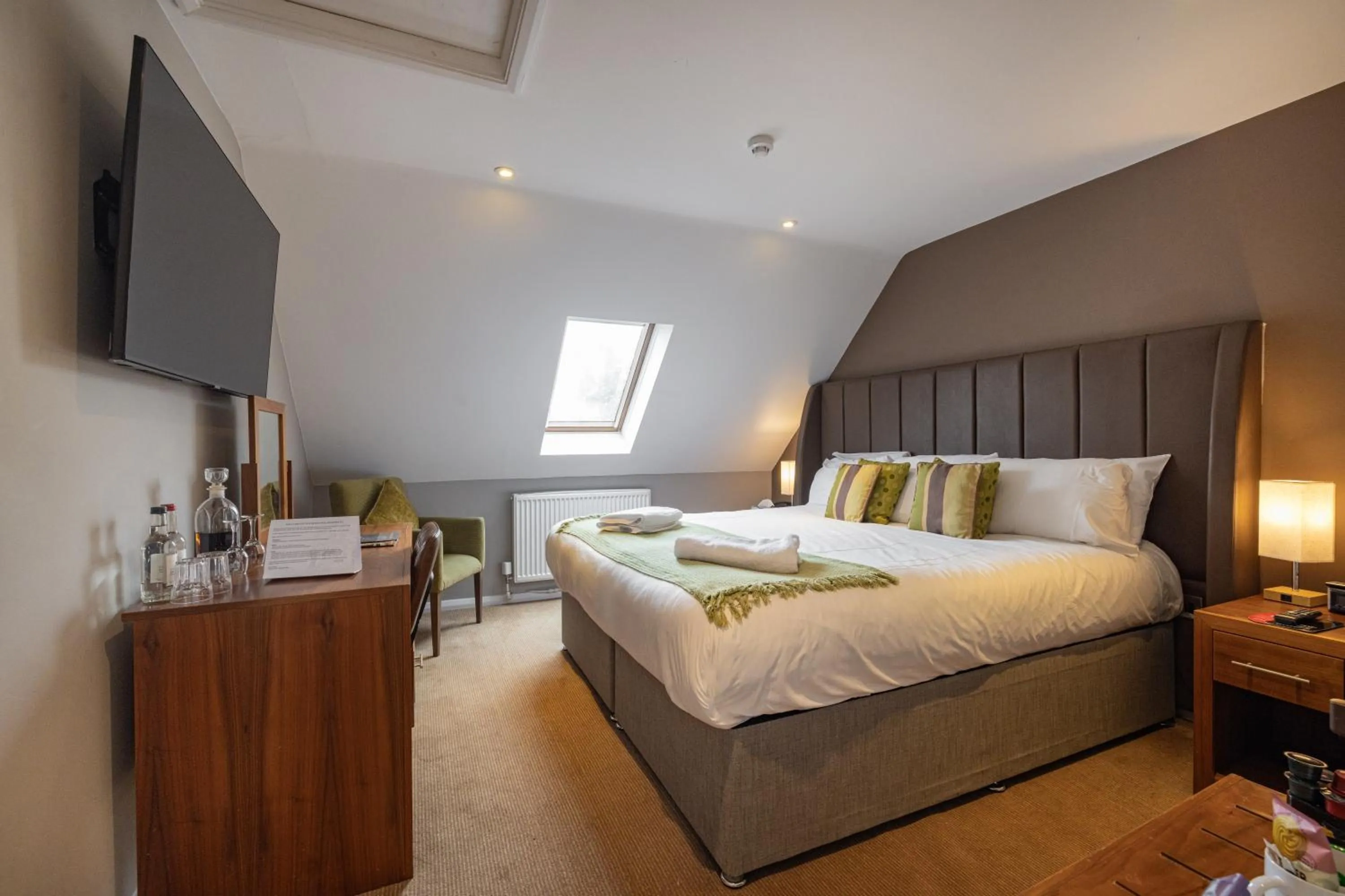 Bed in Redesdale Arms Hotel