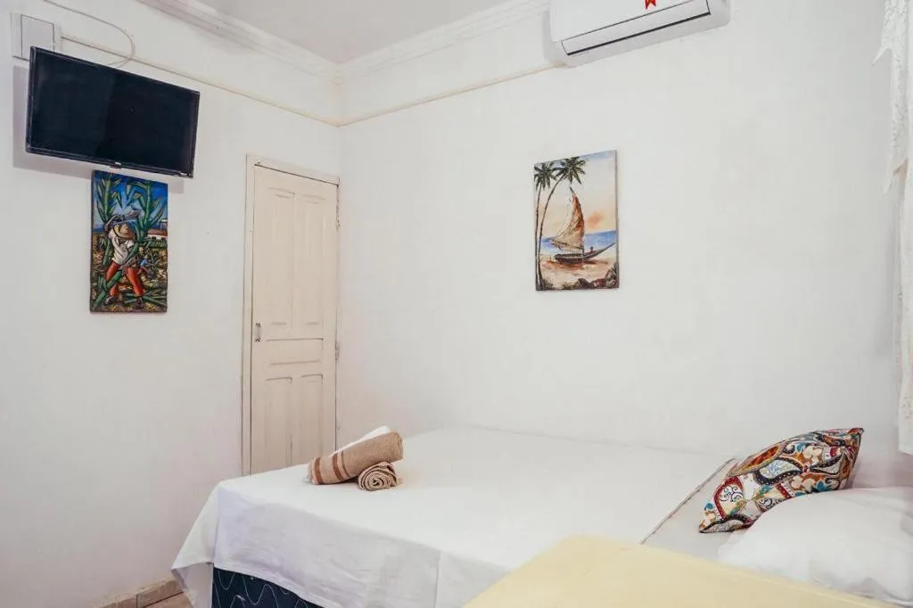 Bed in Pousada Vila Baiana